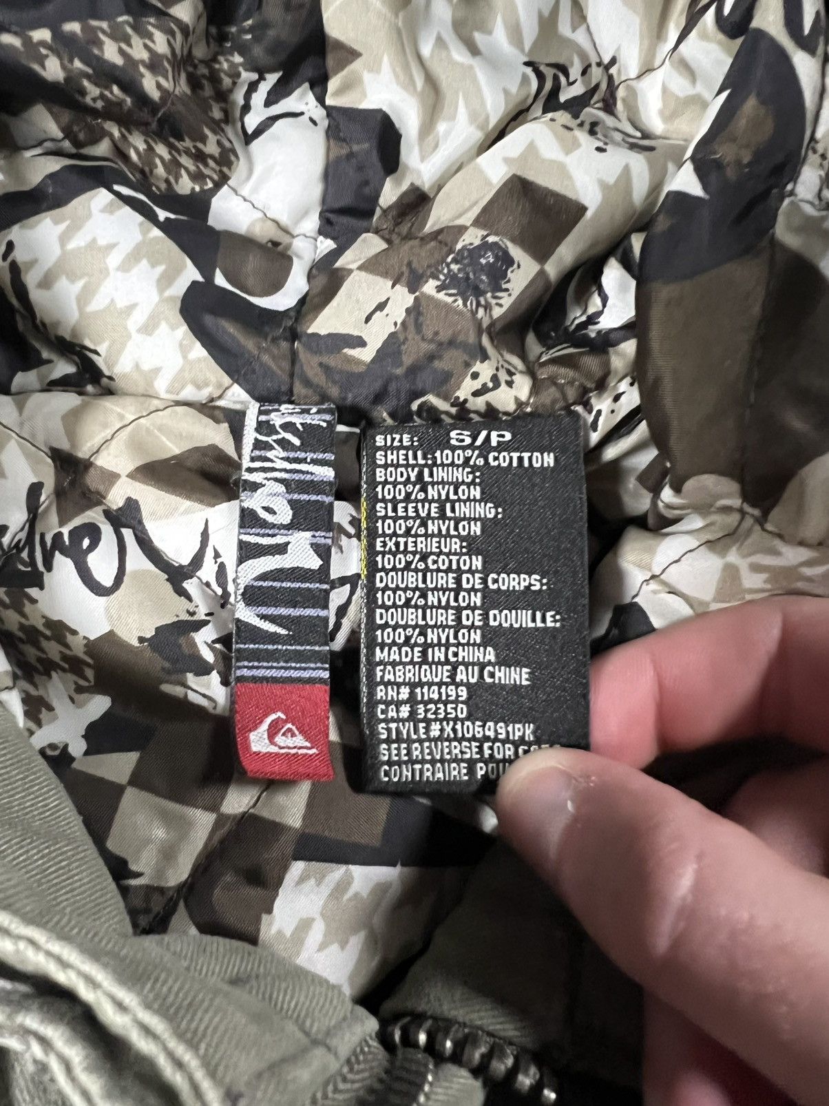 Quiksilver Vintage Y2k Quiksilver Essential Ski Winter Fall Coat Jacket Size US S / EU 44-46 / 1 - 3 Thumbnail