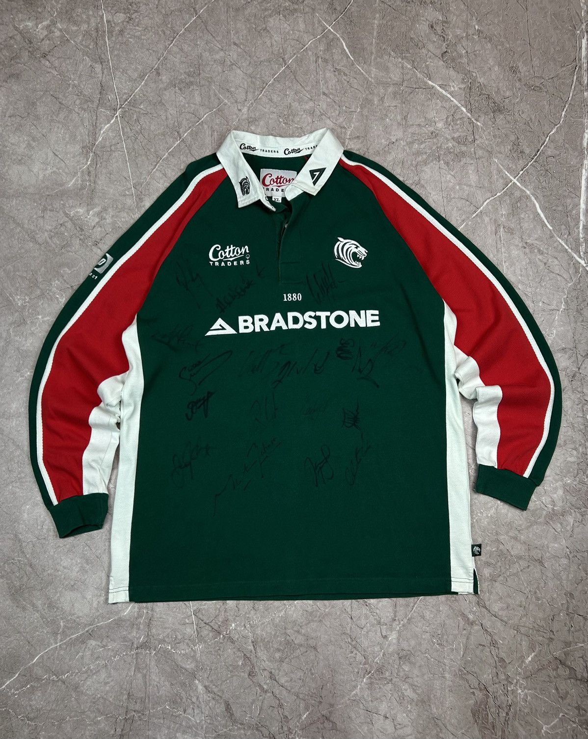 Cotton Traders × Vintage Cotton Trader Bradstone Leicester Tiger Long sleeve Size US XL / EU 56 / 4 - 1 Thumbnail
