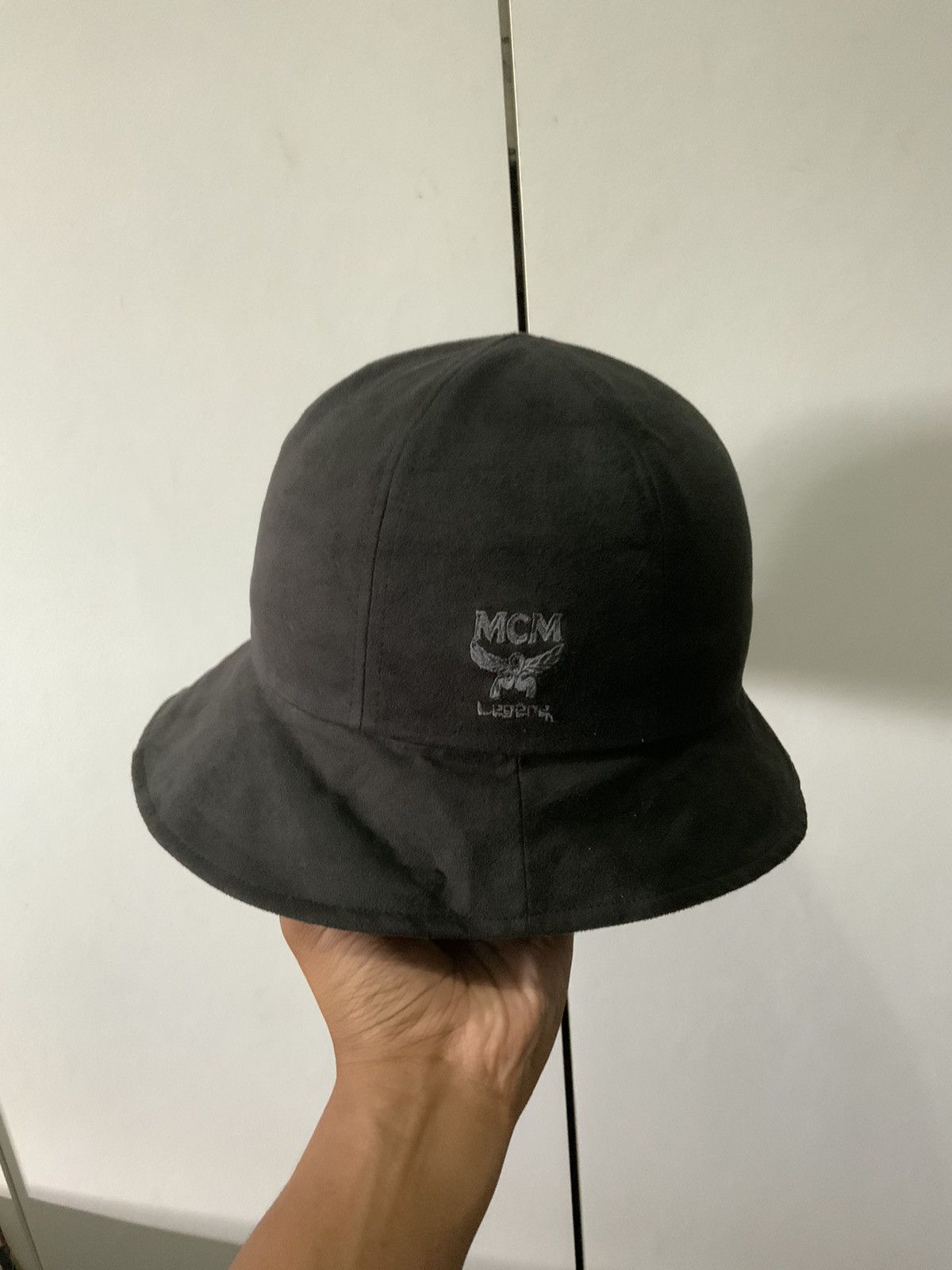 MCM MCM Legere Velvet Black Bucket Hat Size ONE SIZE - 1 Thumbnail