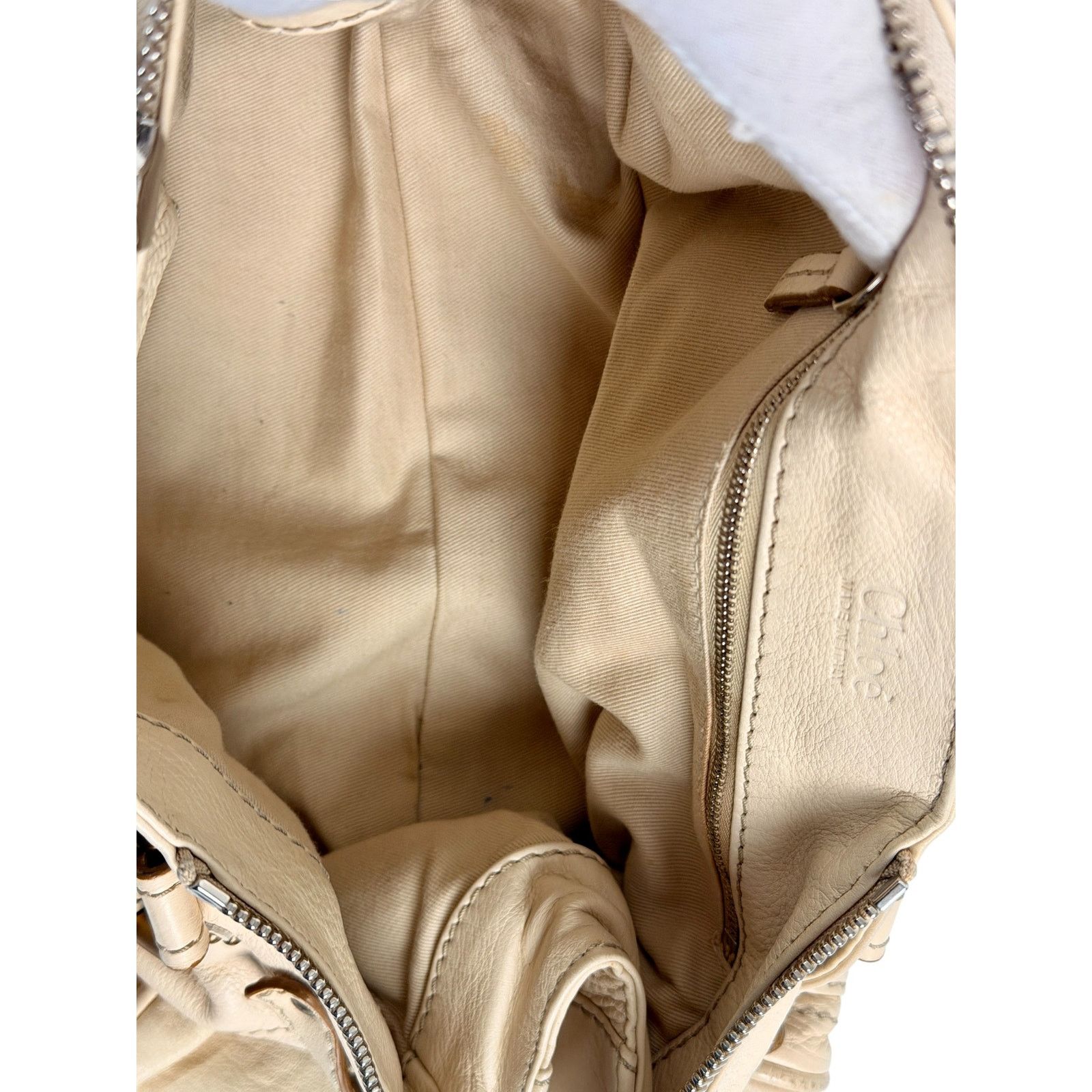 Chloe Chloe Ivory Paddington Medium Satchel Bag Size ONE SIZE - 16 Thumbnail