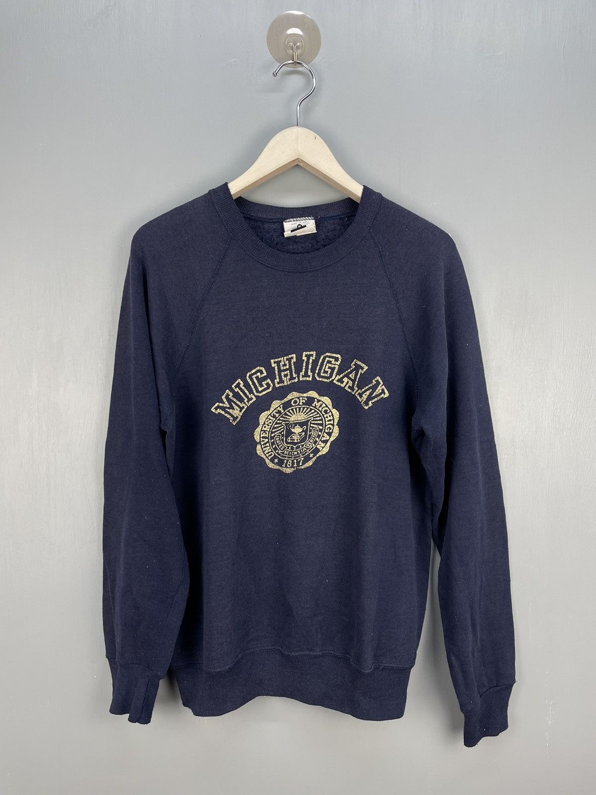 Vintage Vintage 80s University of Michigan sweatshirt Size US M / EU 48-50 / 2 - 1 Thumbnail
