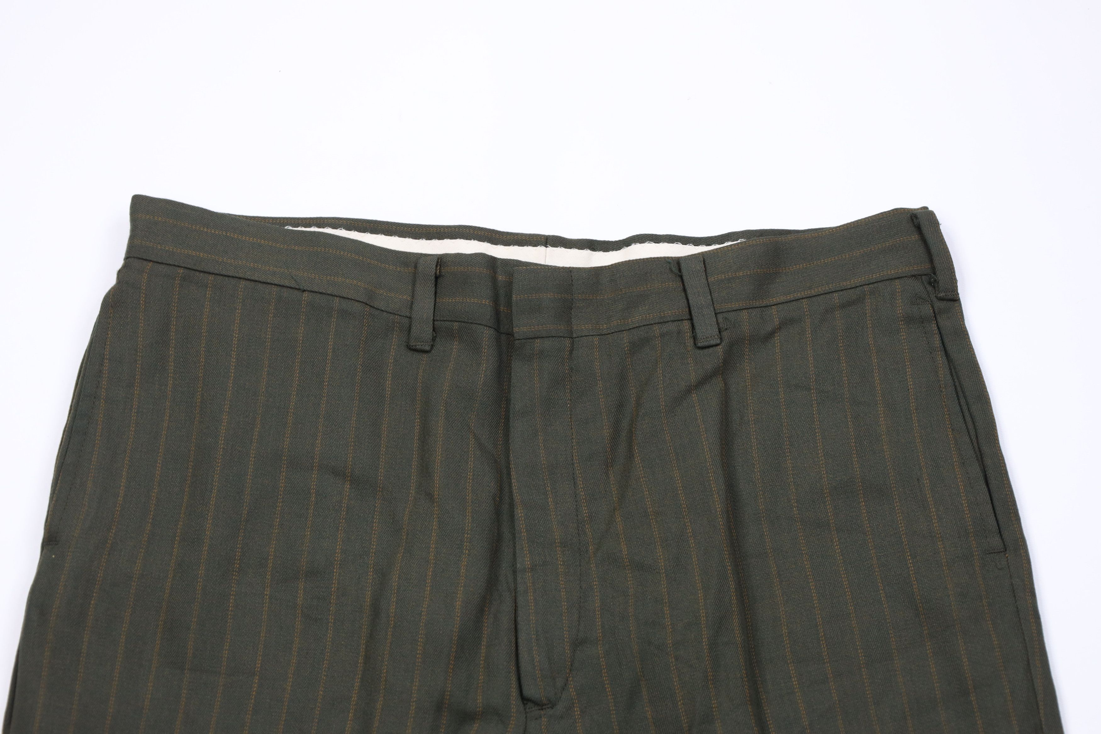 Vintage Vintage 50s Streetwear Blend Knit Striped Chino Pants USA Size US 36 / EU 52 - 2 Thumbnail