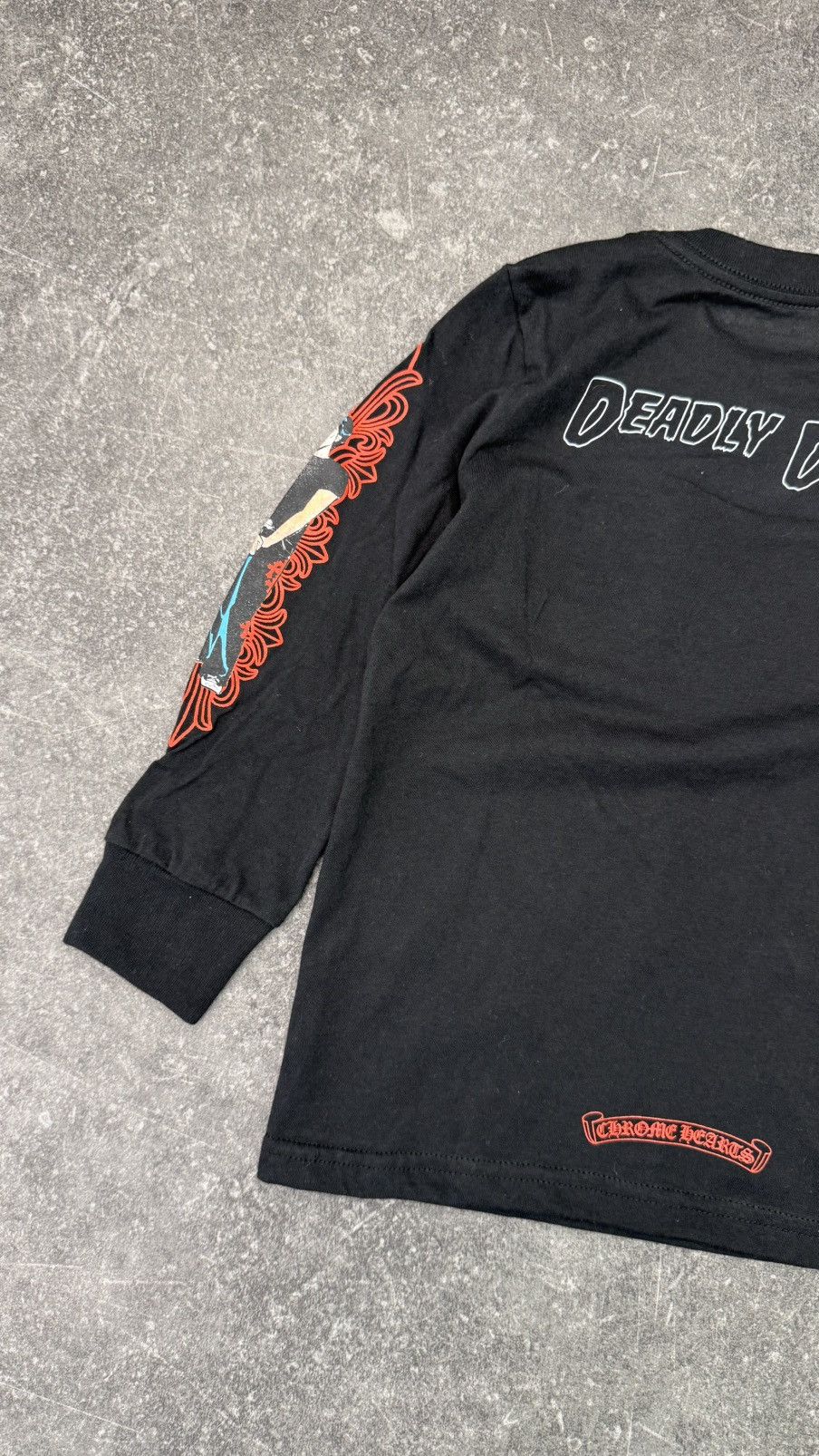 Chrome Hearts × Deadly Doll Chrome Hearts KIDS Deadly Doll Long Sleeve Black Size US XXS / EU 40 - 11 Thumbnail
