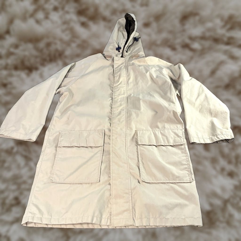 Orvis Jacket Mens Small Tan Long Gore Tex Hooded