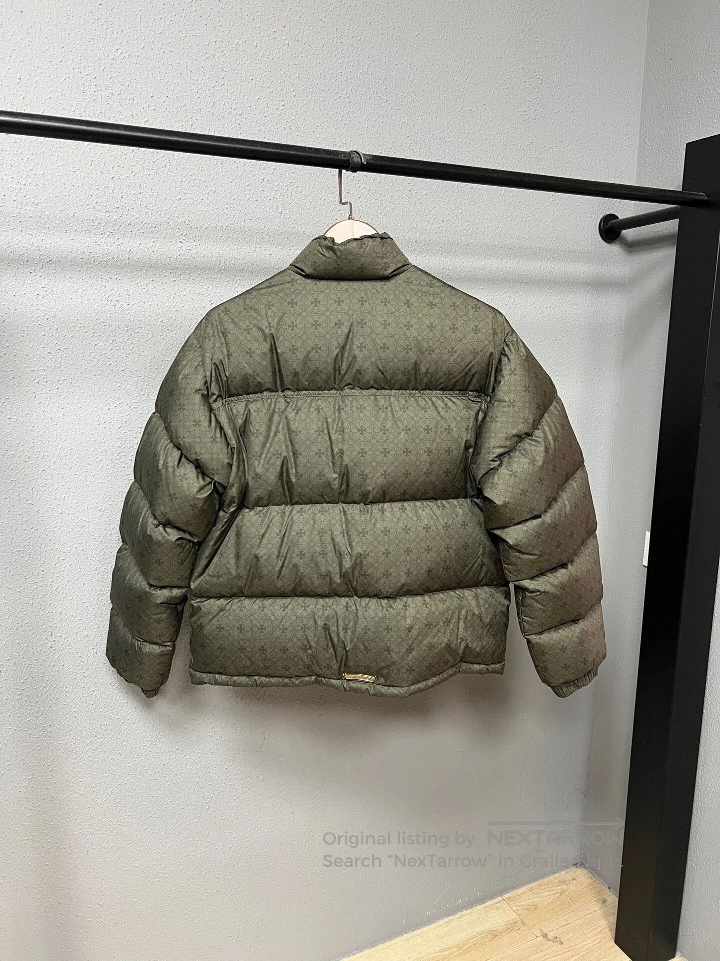 Chrome Hearts chrome hearts green printed puffer jacket. Size US M / EU 48-50 / 2 - 2 Thumbnail