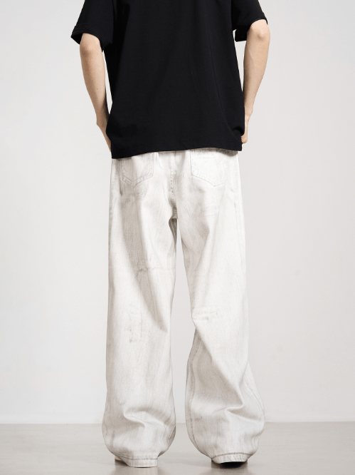 Japanese Brand Vintage washed distressed loose ripped jeans y2k Size US 32 / EU 48 - 5 Thumbnail