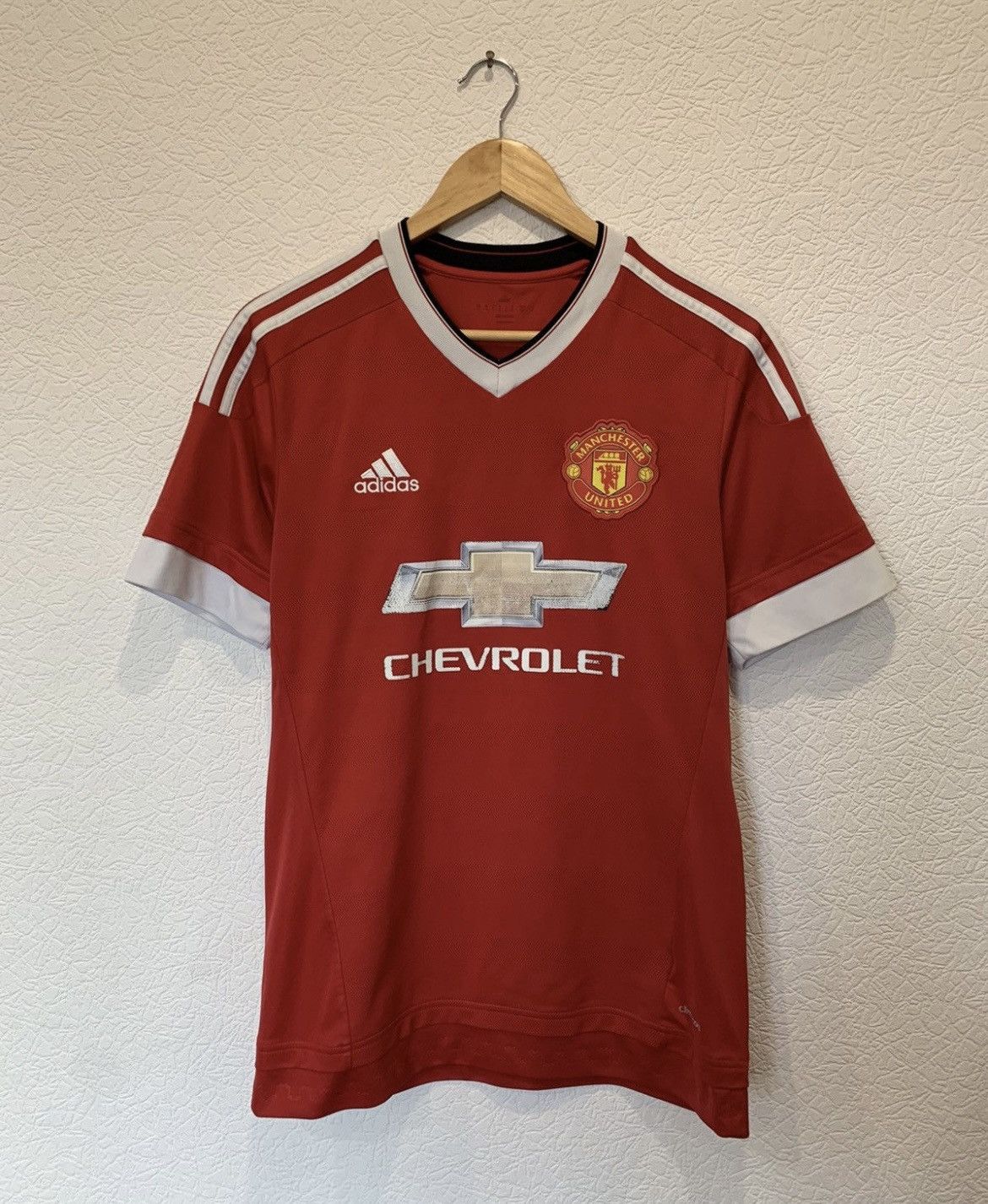 Adidas MANCHESTER UNITED ADIDAS 2015/2016 AWAY KIT SOCCER JERSEY Size US S / EU 44-46 / 1 - 1 Thumbnail