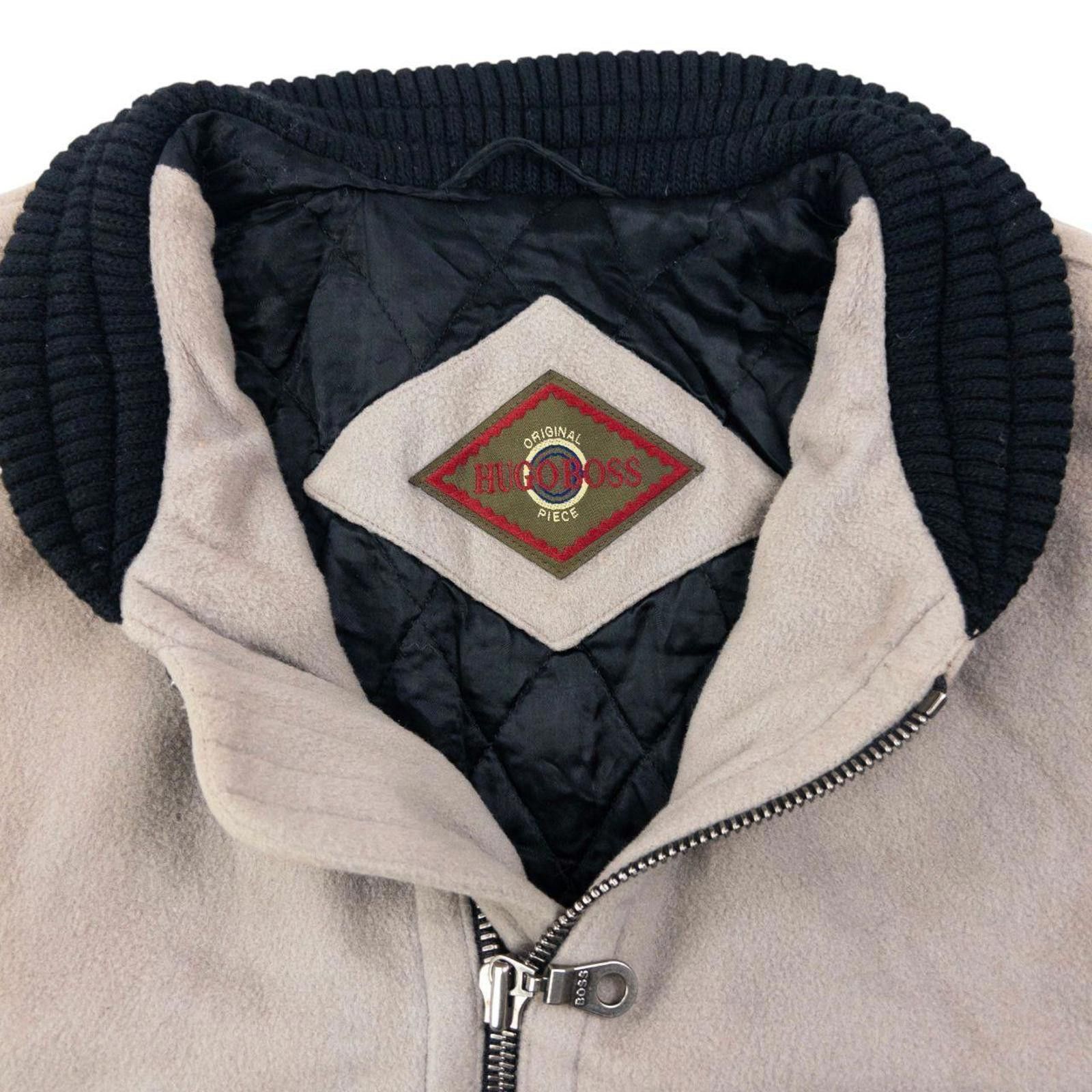 Hugo Boss Vintage 90s Hugo Boss Cashmere Bomber Jacket Size XL Size US XL / EU 56 / 4 - 3 Thumbnail