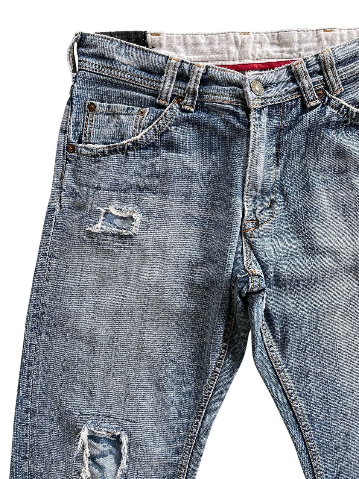 Vintage Vintage Denim Craft Distressed Streetwear Jeans Size US 32 / EU 48 - 3 Thumbnail