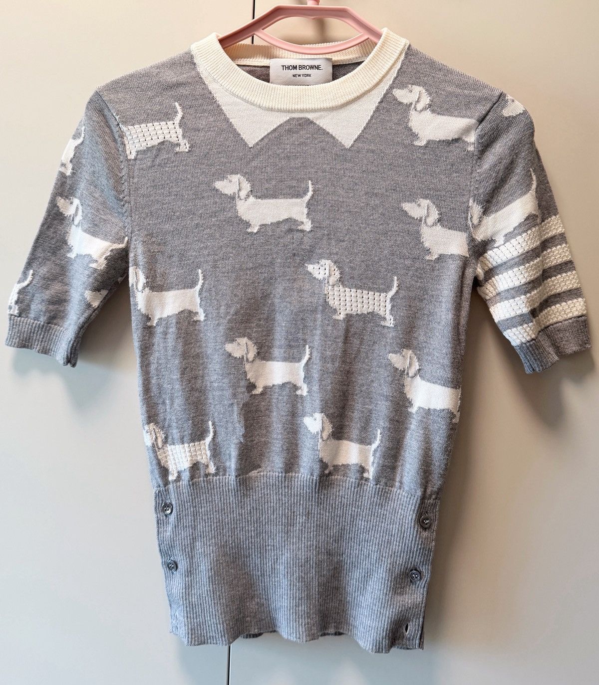 Thom Browne Thom Browne Dachshund Intarsia Knit Top Size S / US 4 / IT 40 - 3 Thumbnail