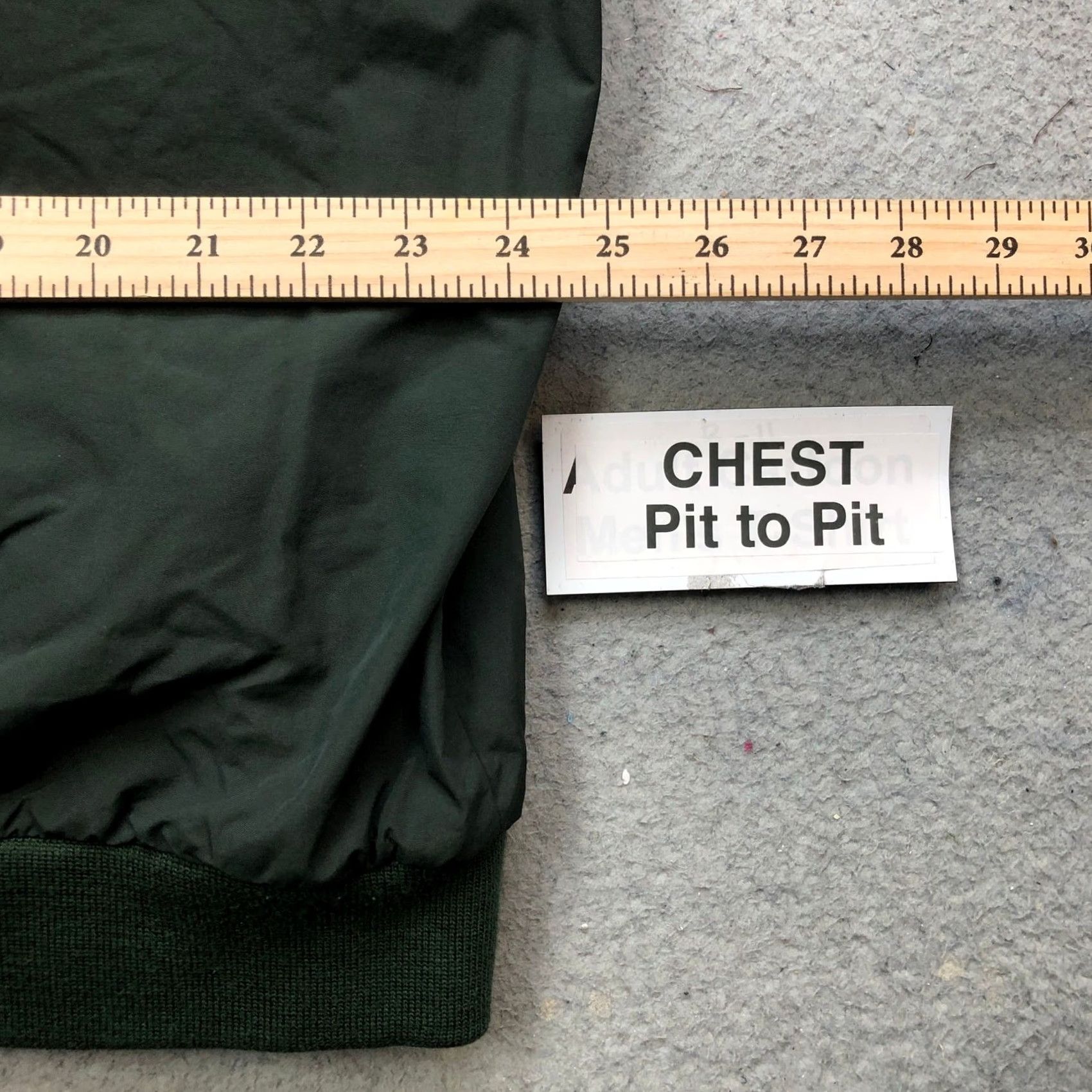Vintage LL Bean Fleece Lined Nylon Bomber Jacket Mens XL Green Wind Water Resistant Zip Full Zip Pockets Size US XL / EU 56 / 4 - 5 Thumbnail