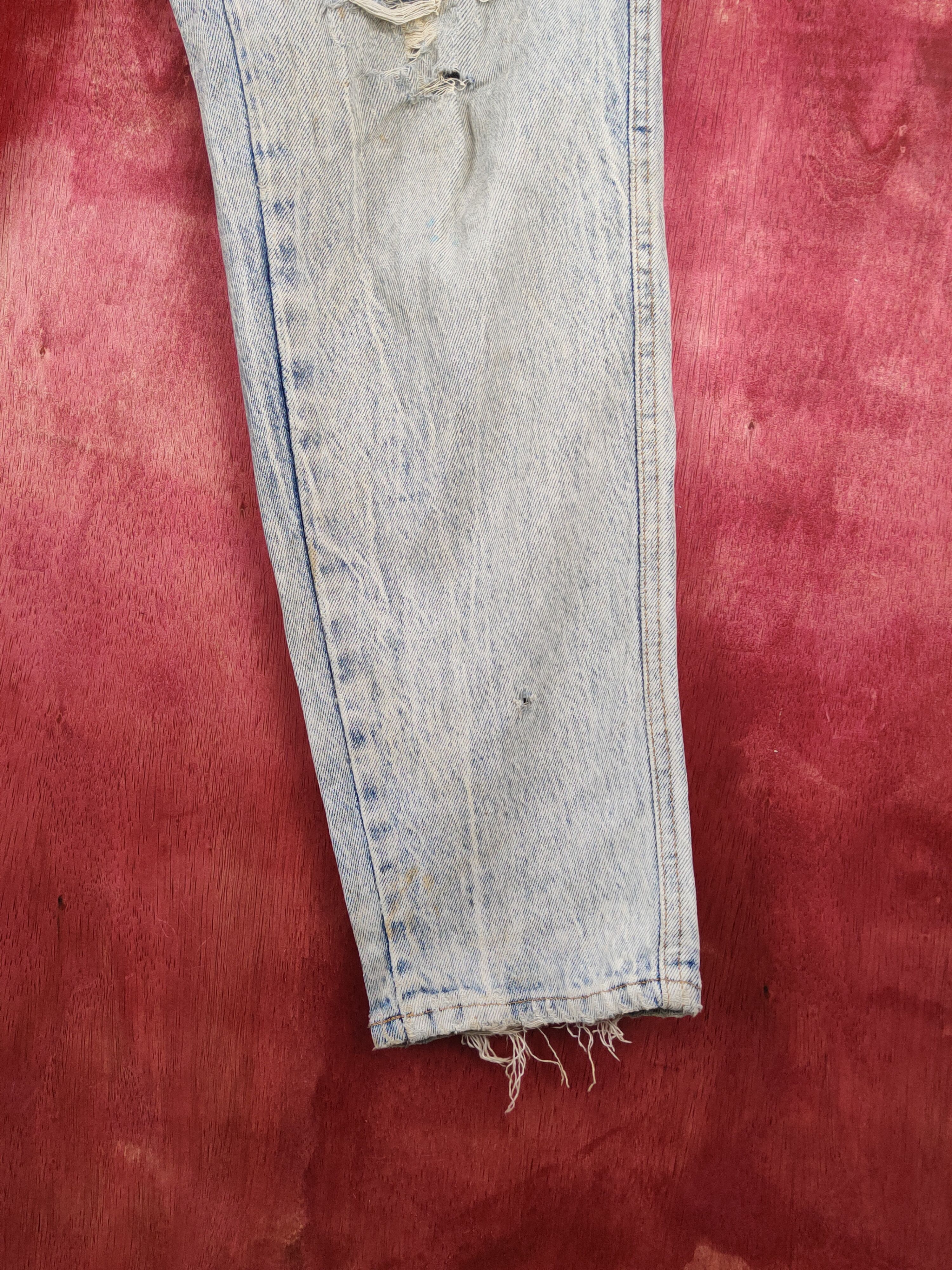 Big John Spana-Big John Blue Distressed vintage Denim#S16 16 Size US 30 / EU 46 - 7 Thumbnail