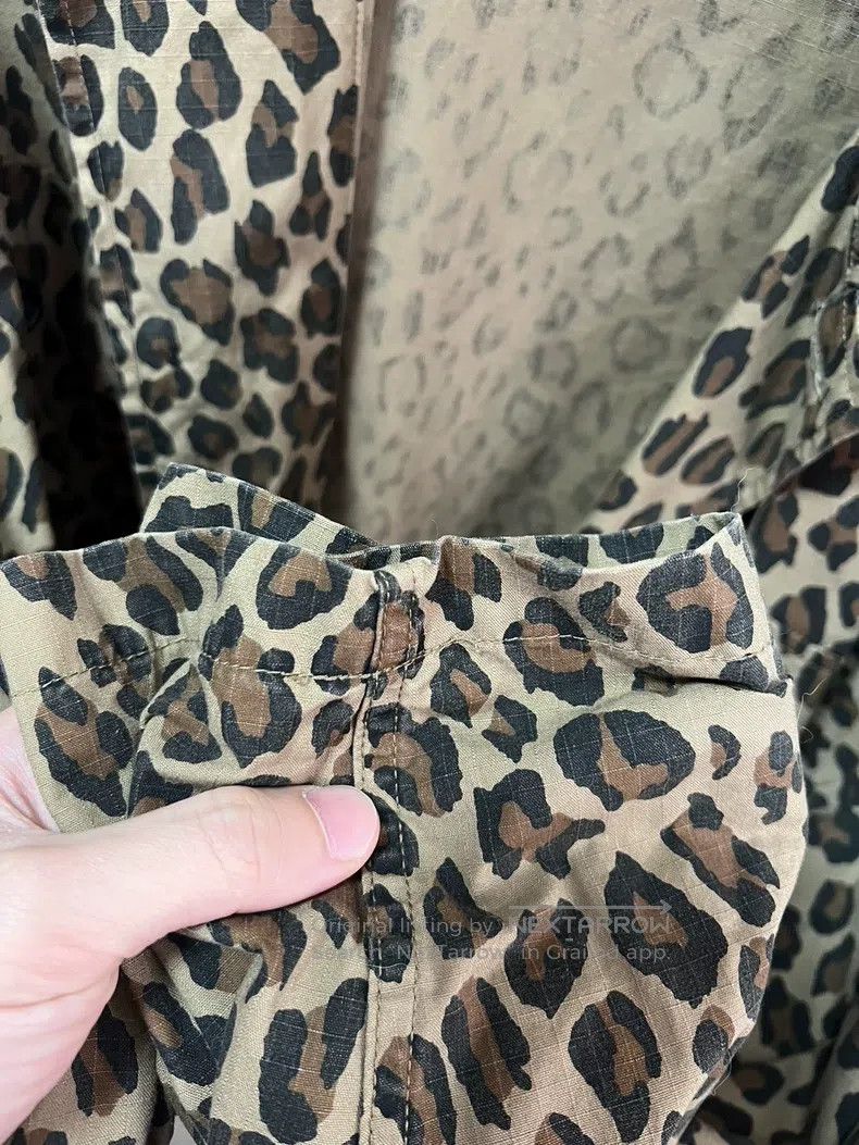 Wacko Maria Wacko Maria Leopard-print military shirt Size US L / EU 52-54 / 3 - 4 Thumbnail