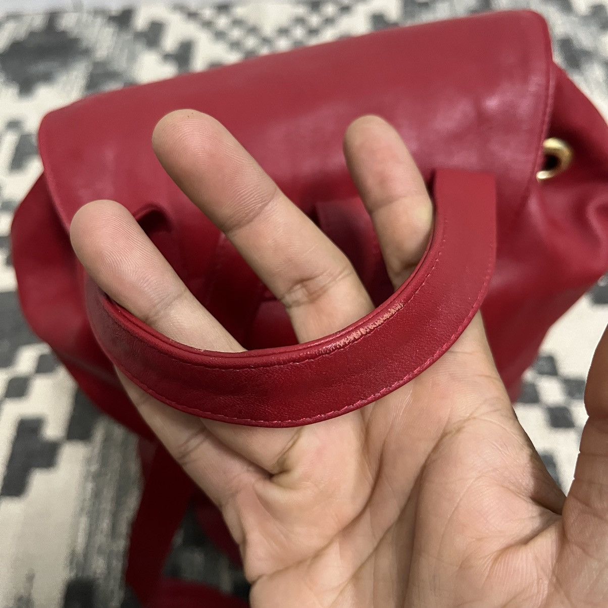 Paloma Picasso Authentic Vintage Paloma Picasso Leather Backpack Size ONE SIZE - 6 Thumbnail