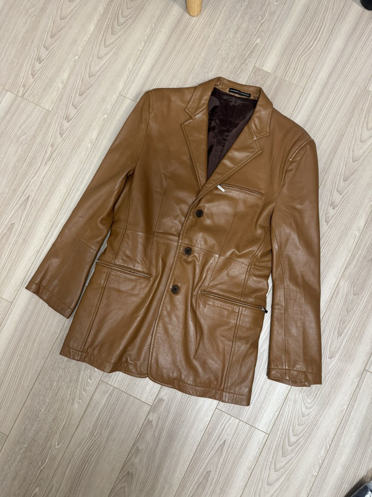 Jean Paul Gaultier Jean Paul Gaultier Early 2000s Leather Blazer Size US S / EU 44-46 / 1 - 8 Thumbnail