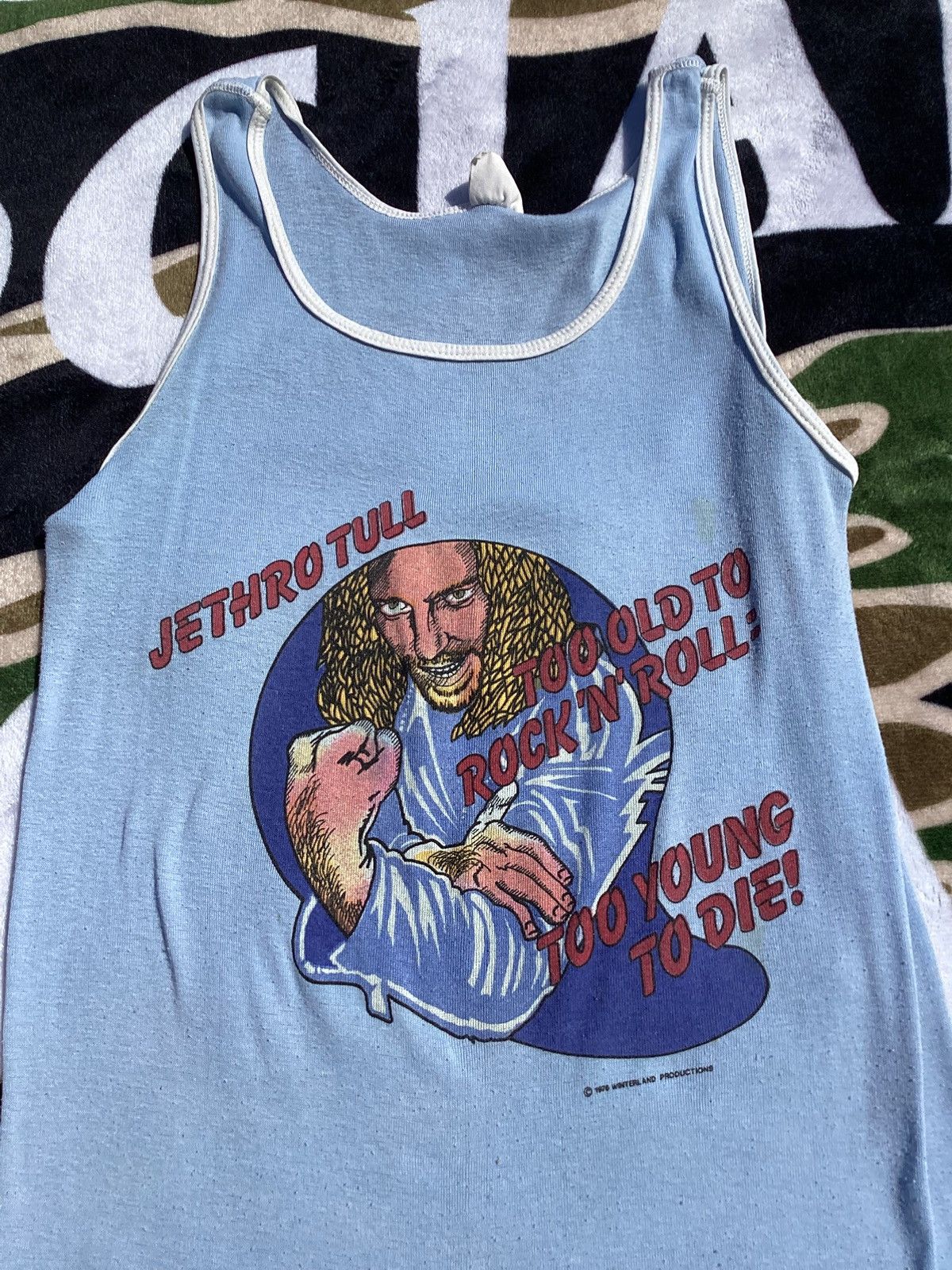 Band Tees 1976 Jethro Tull too old to rock ‘n’roll too young to die TT Size US L / EU 52-54 / 3 - 2 Thumbnail