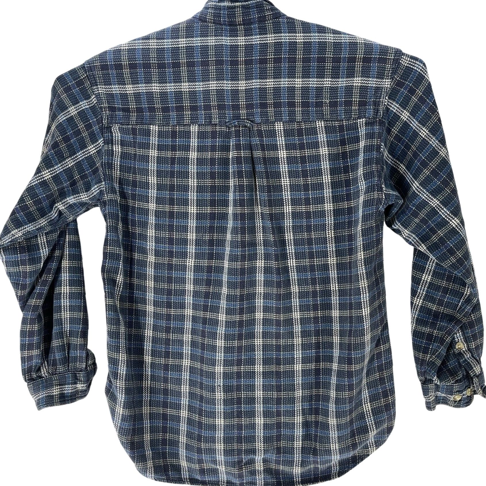 Vintage Columbia Flannel Shirt Mens M Blue Plaid Long Sleeve Button Up 100% Cotton Size US M / EU 48-50 / 2 - 2 Thumbnail
