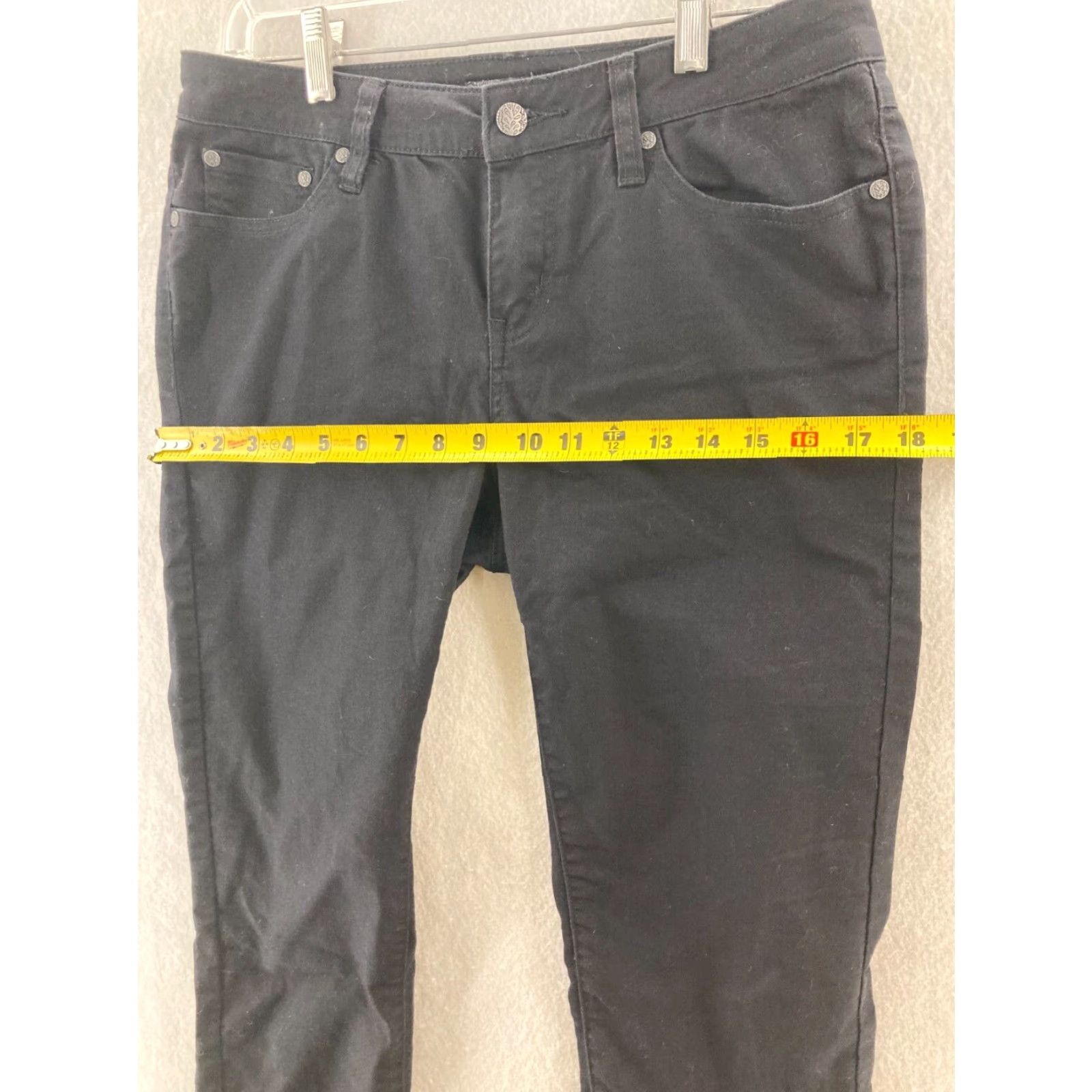 Prana prAna Women's Slim Fit Skinny Black Jeans Low Rise Size 4 Size 27" / US 4 / IT 40 - 3 Thumbnail