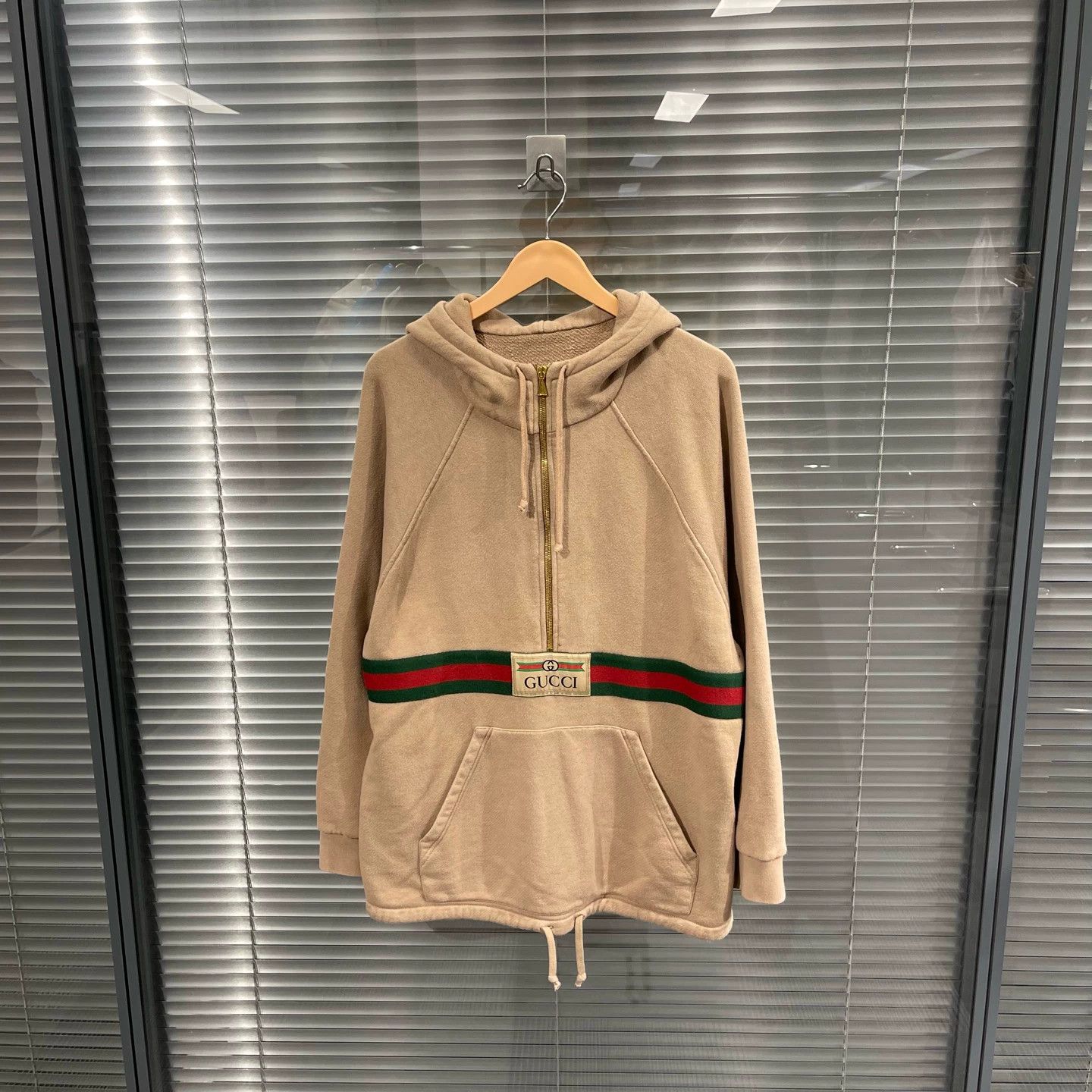 Gucci Gucci Half-Zip Logo Sweatshirt M 99 No Tag Size US M / EU 48-50 / 2 - 1 Thumbnail