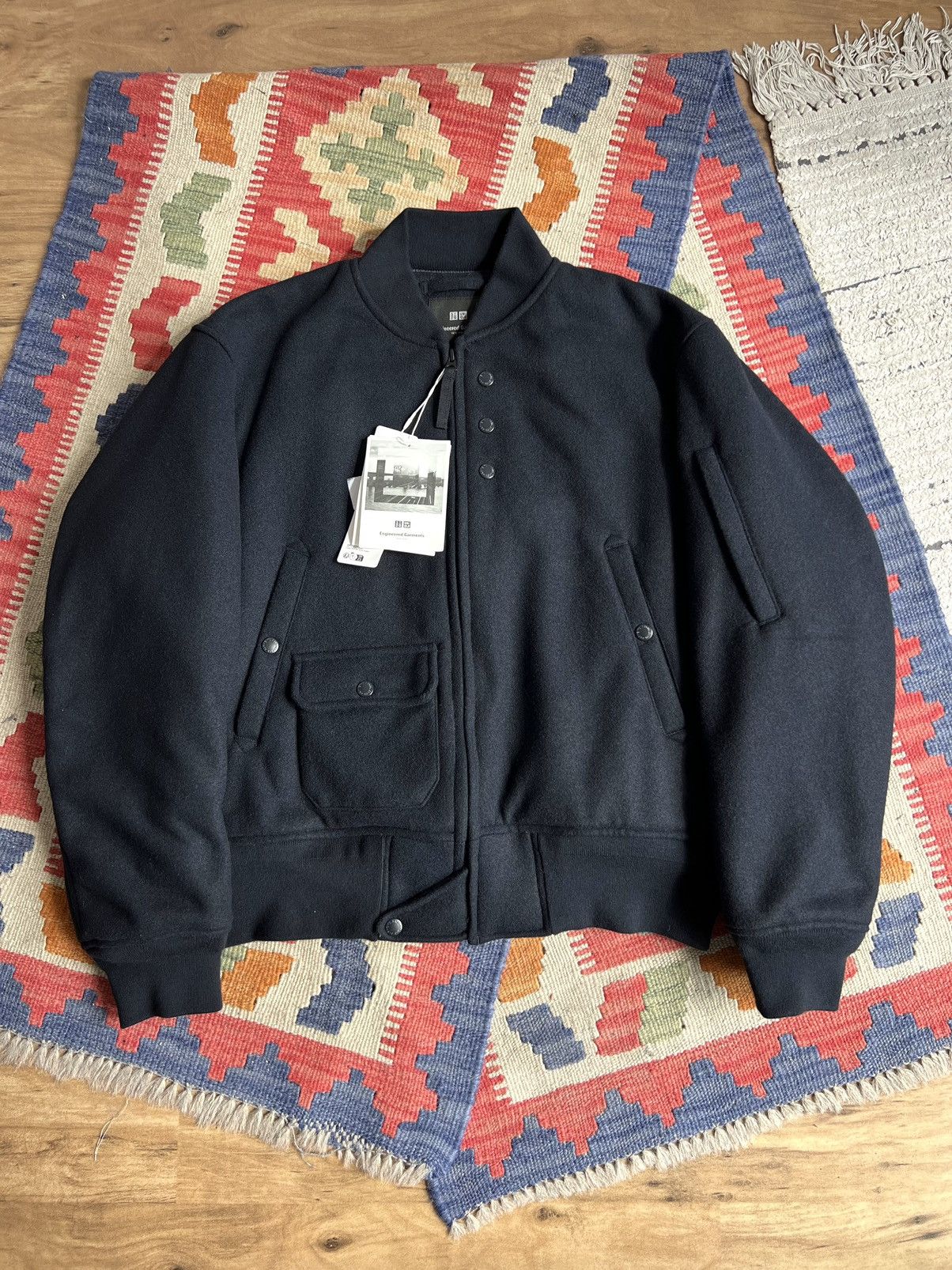 Engineered Garments × Universal Works × Wtaps 🆕Engineered Garments x Uniqlo Padded Blouson Bomber Jacket Size US M / EU 48-50 / 2 - 4 Thumbnail