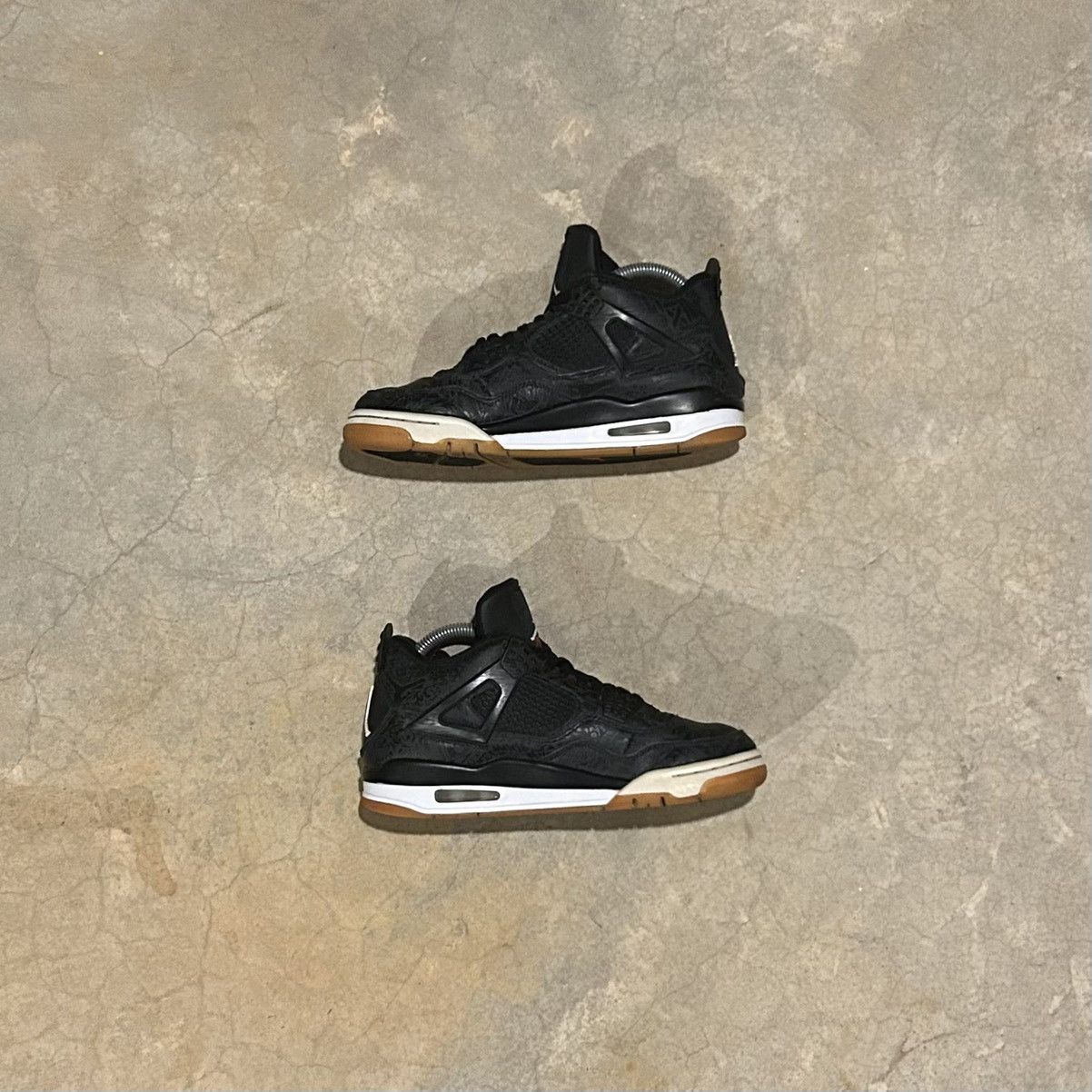 Jordan Brand Air Jordan 4 Retro Laser Black Gum 2019 US 7.5 Size US 7.5 / EU 40-41 - 2 Thumbnail
