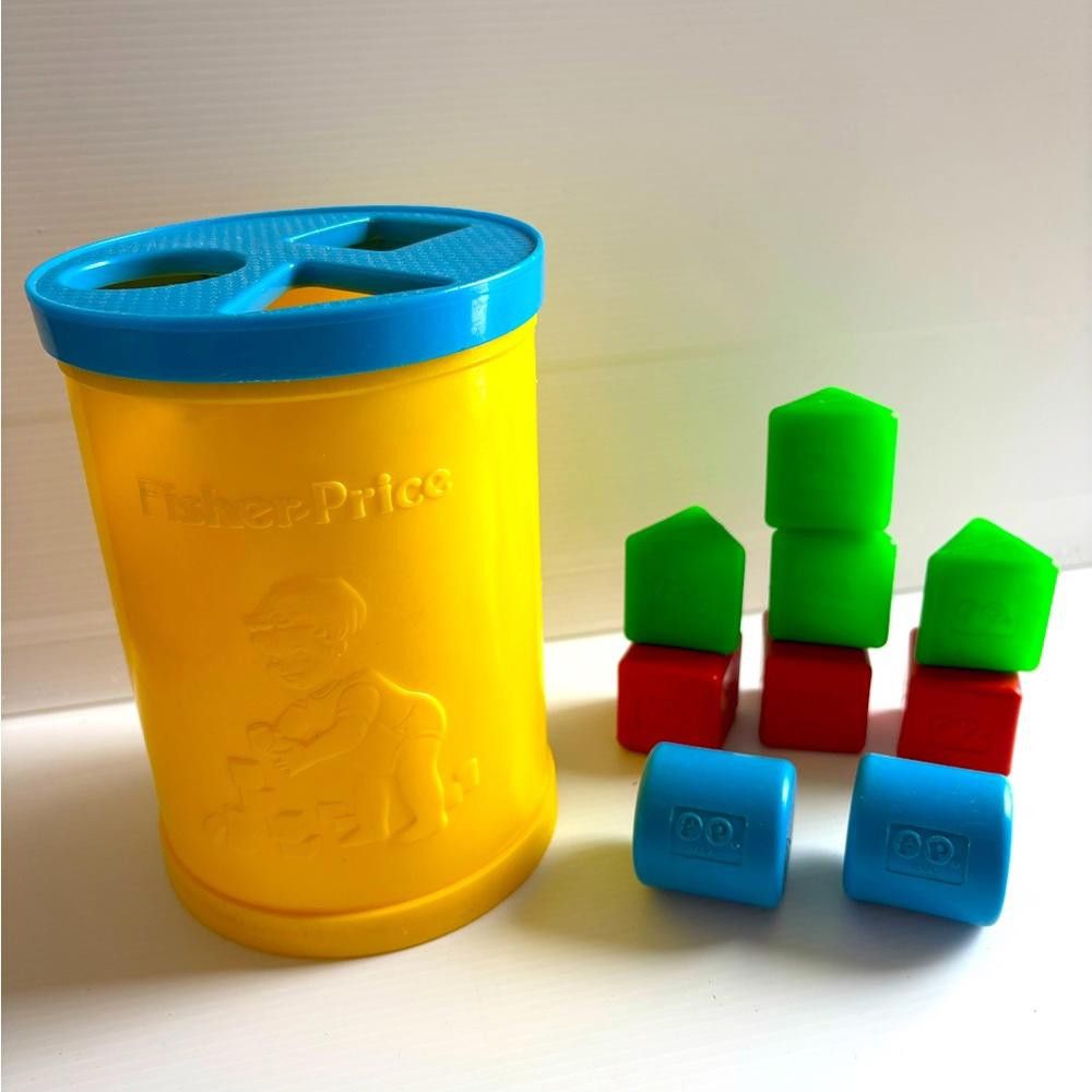Designer Vintage 1977 Fisher Price Baby's First Blocks Size ONE SIZE - 1 Thumbnail