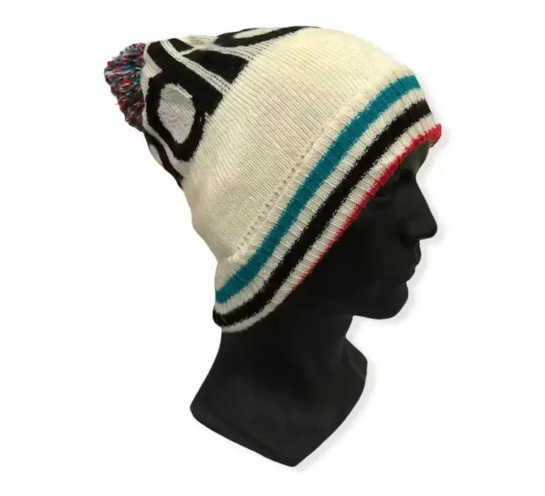 Adidas Vintage Adidas Spell Out Beanie Hat Size ONE SIZE - 3 Thumbnail