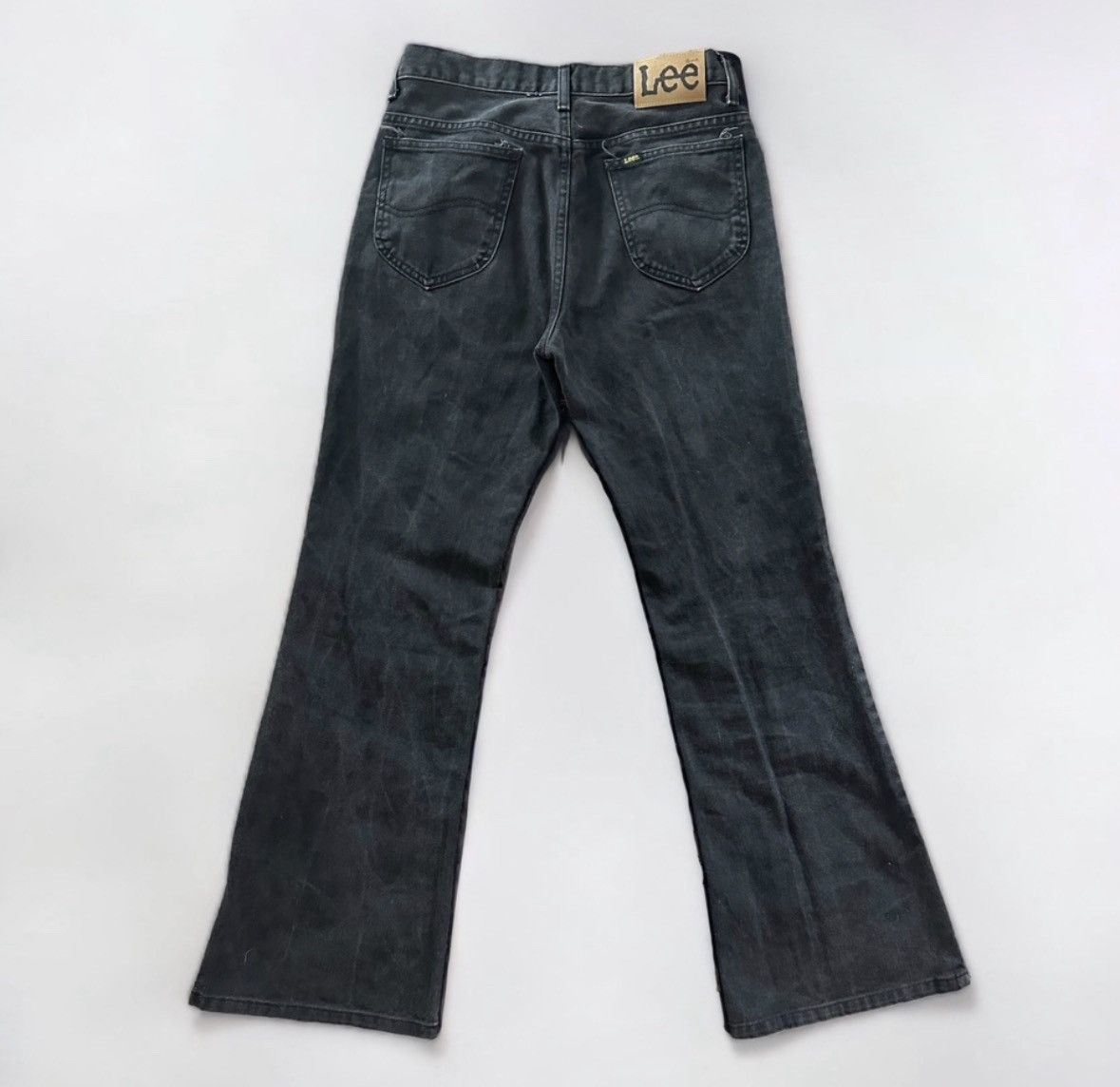 Japanese Brand × Lee × Vintage Lee Black Flared Vintage Denim Size US 30 / EU 46 - 3 Thumbnail