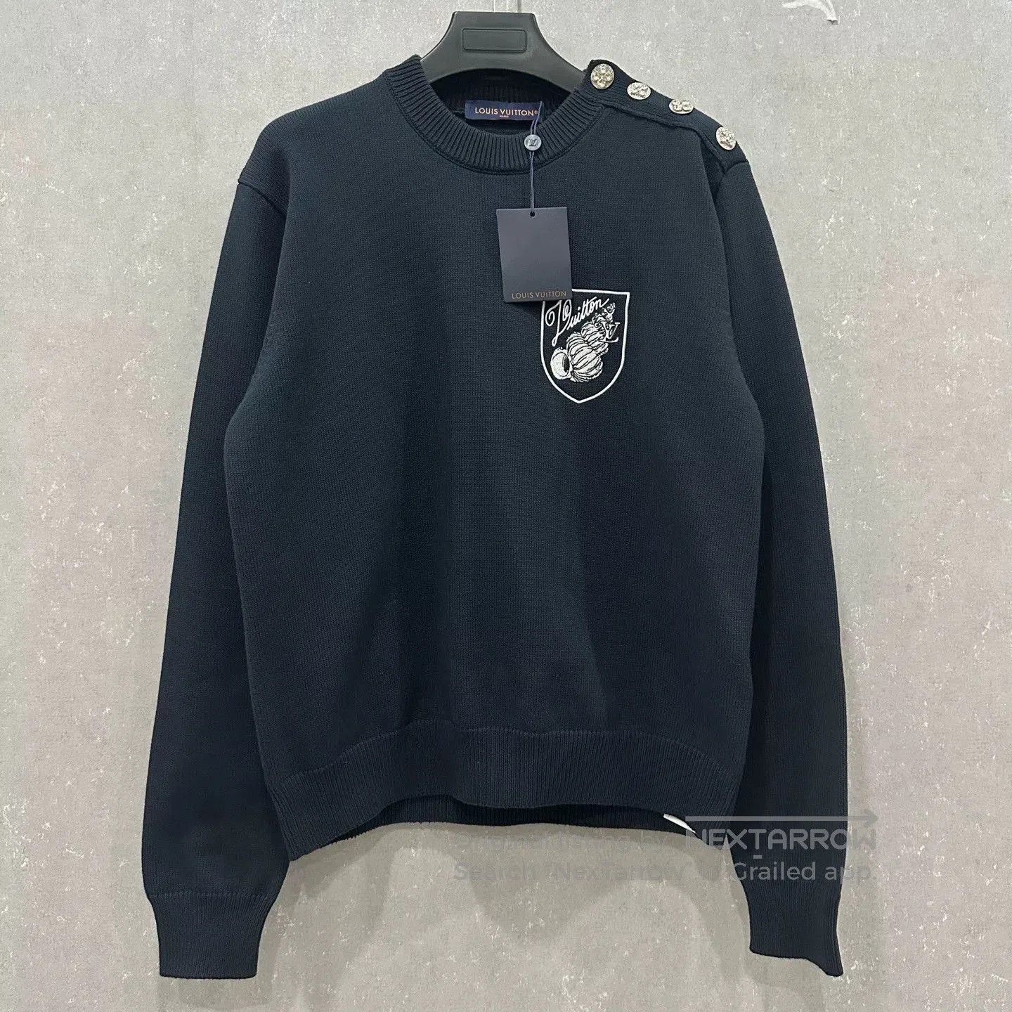 Louis Vuitton Louis Vuitton Nautical Conch Embroidered Sweater. Size US L / EU 52-54 / 3 - 1 Thumbnail