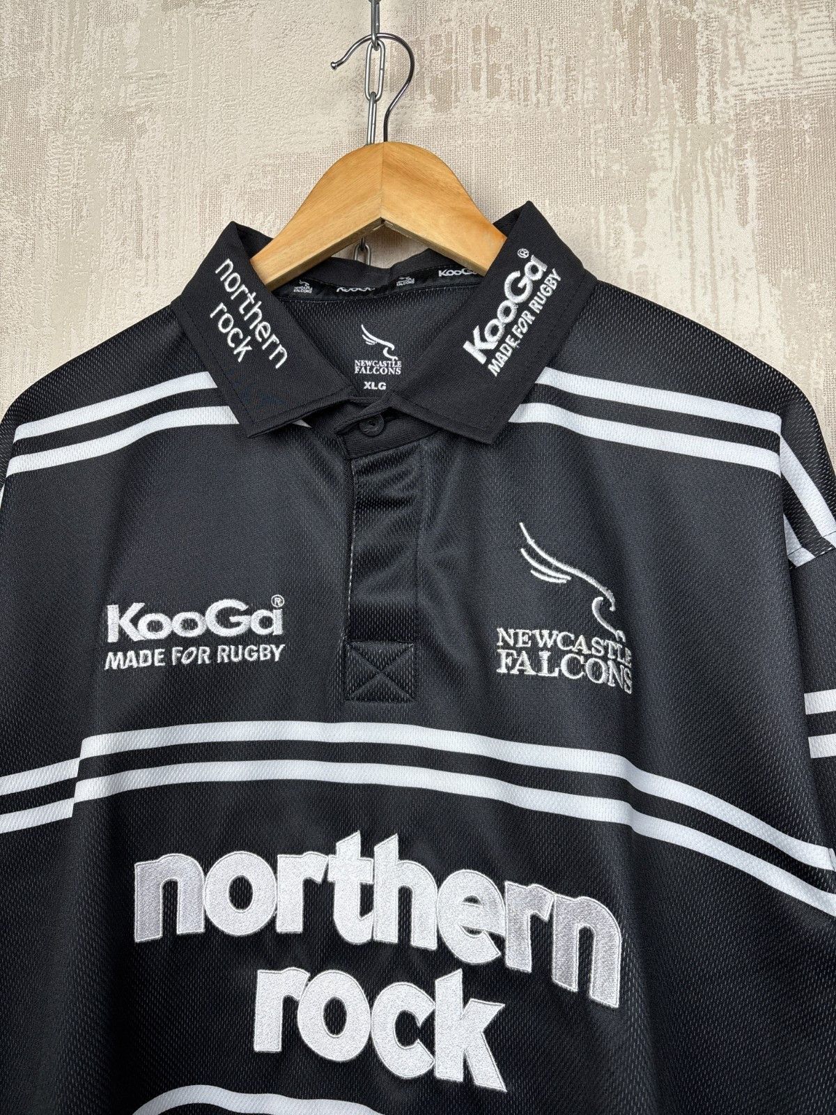 Other UK Newcastle Falcons 2006 2007 Rugby Union Home Shirt L/S Size US XL / EU 56 / 4 - 4 Thumbnail