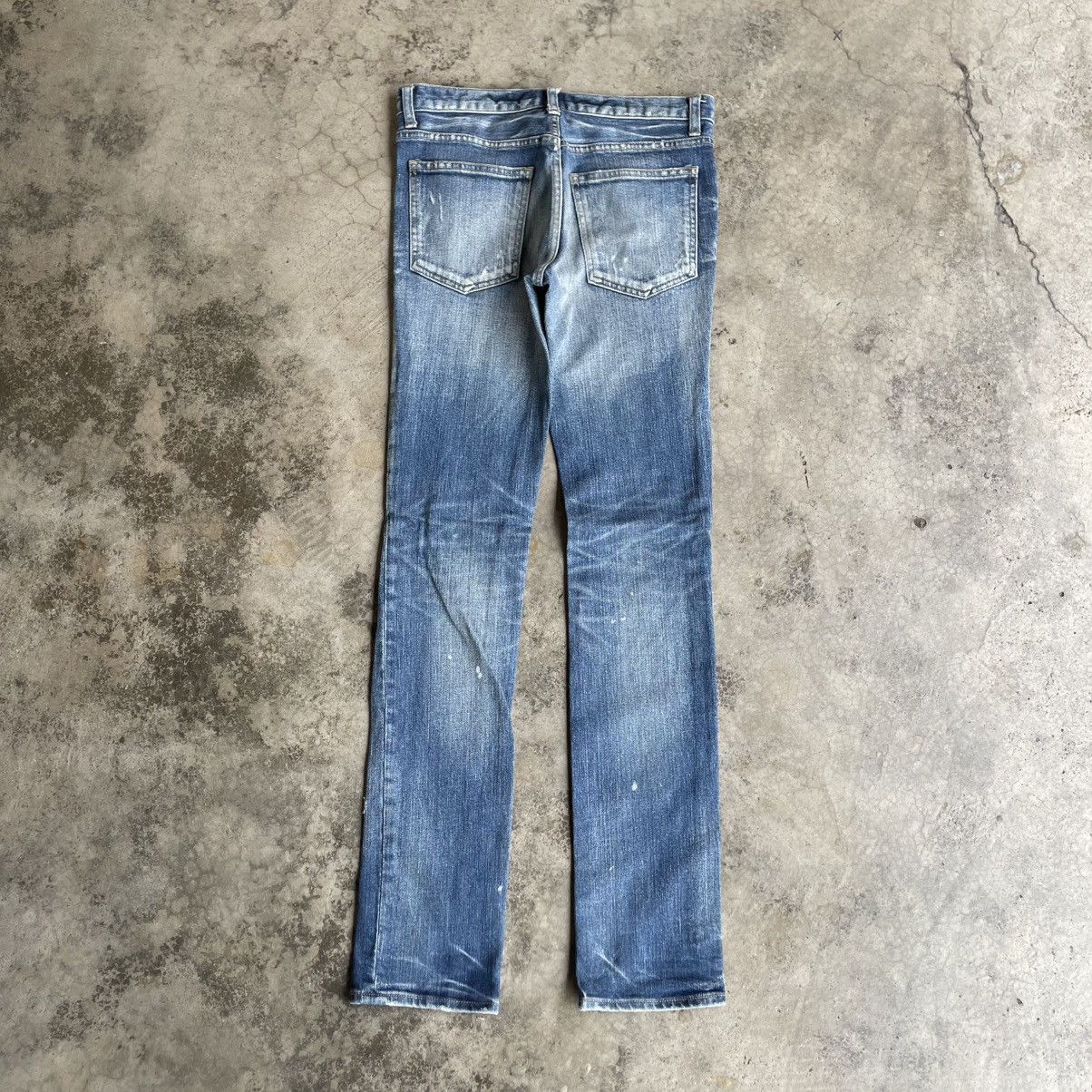 Lounge Lizard 🔥🇯🇵Lounge Lizard Stoned Washed Ripped Distress Skinny Jeans Size US 30 / EU 46 - 4 Thumbnail