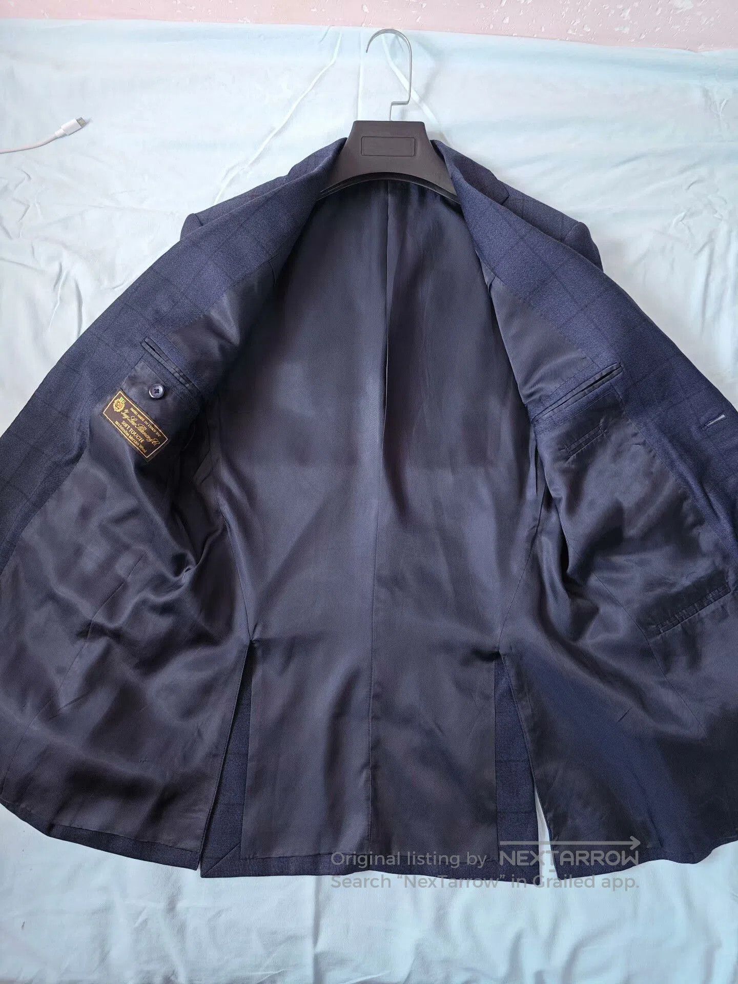 Loro Piana Custom Navy Wool Suit from Loro Piana. Size US S / EU 44-46 / 1 - 6 Thumbnail