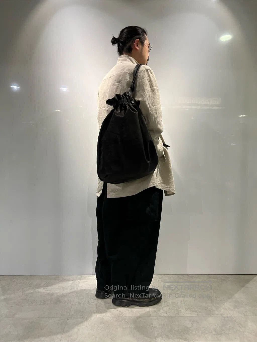 Yohji Yamamoto Yohji Yamamoto Rivet 3way Bucket Bag. Size ONE SIZE - 8 Thumbnail