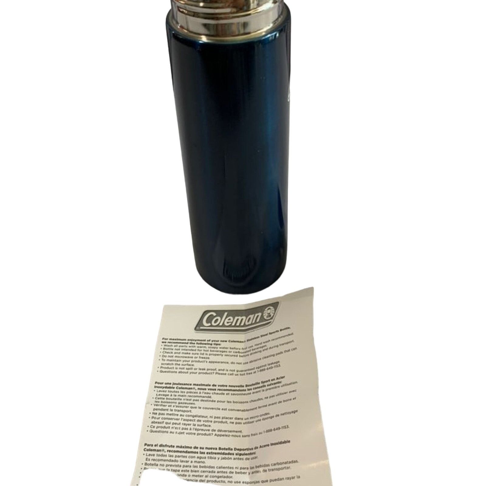 Coleman Coleman Stainless Steel Water Bottle 24oz Carry Handle Size ONE SIZE - 5 Thumbnail