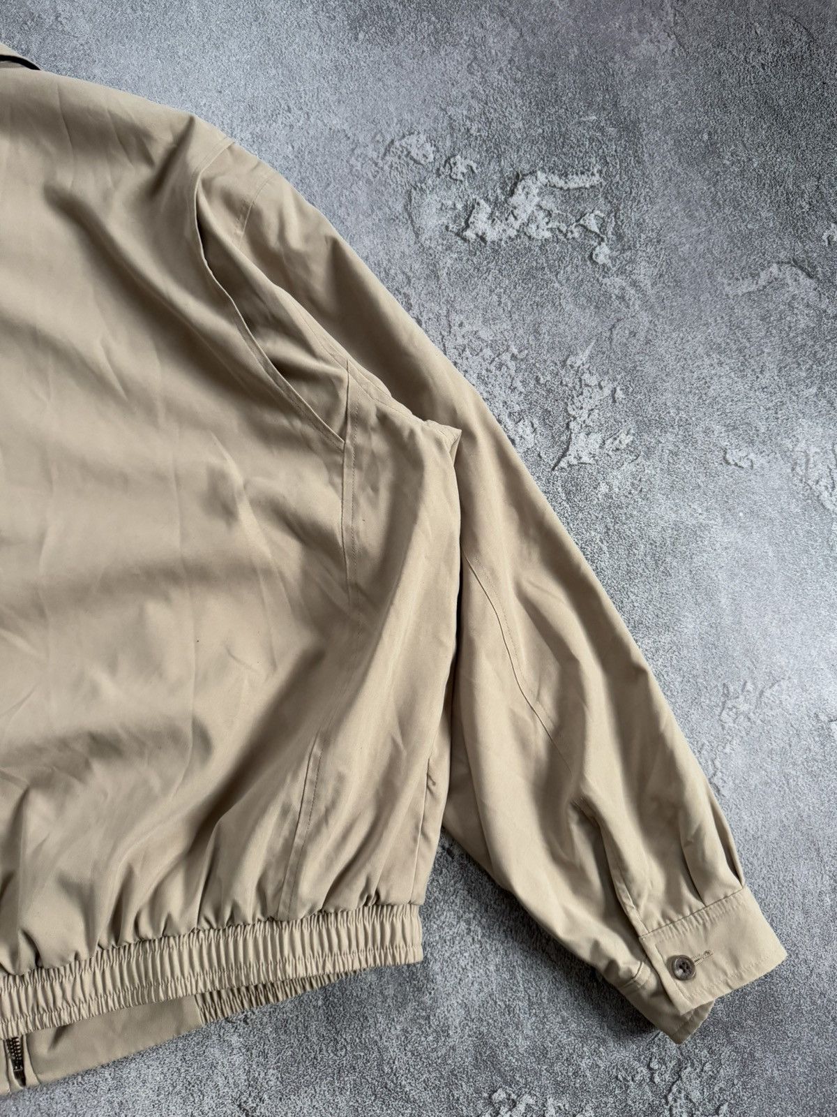 Polo Ralph Lauren × Vintage Polo Ralph Lauren XL beige zip bomber jacket collared 90s Size US XL / EU 56 / 4 - 17 Thumbnail