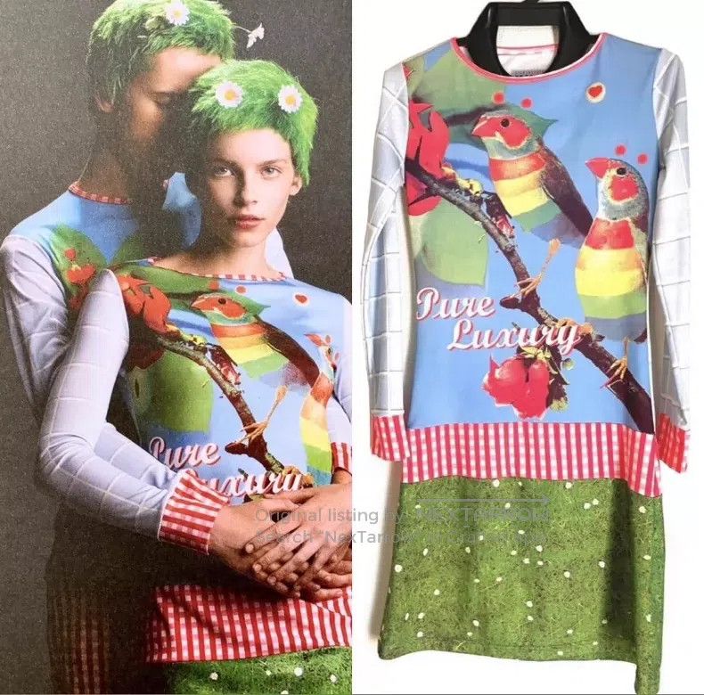 Walter Van Beirendonck Walter Van Beirendonck Parrot dress 1997ss Size XS / US 0-2 / IT 36-38 - 1 Thumbnail