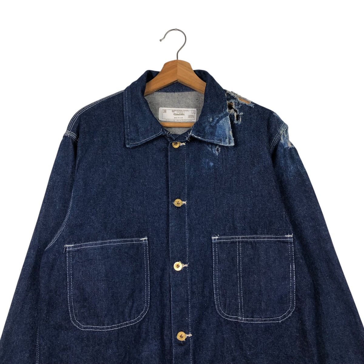 Toyo Enterprises 📌Vintage Chore Jacket Union Made Isanforized Universall Usa Size US M / EU 48-50 / 2 - 4 Thumbnail