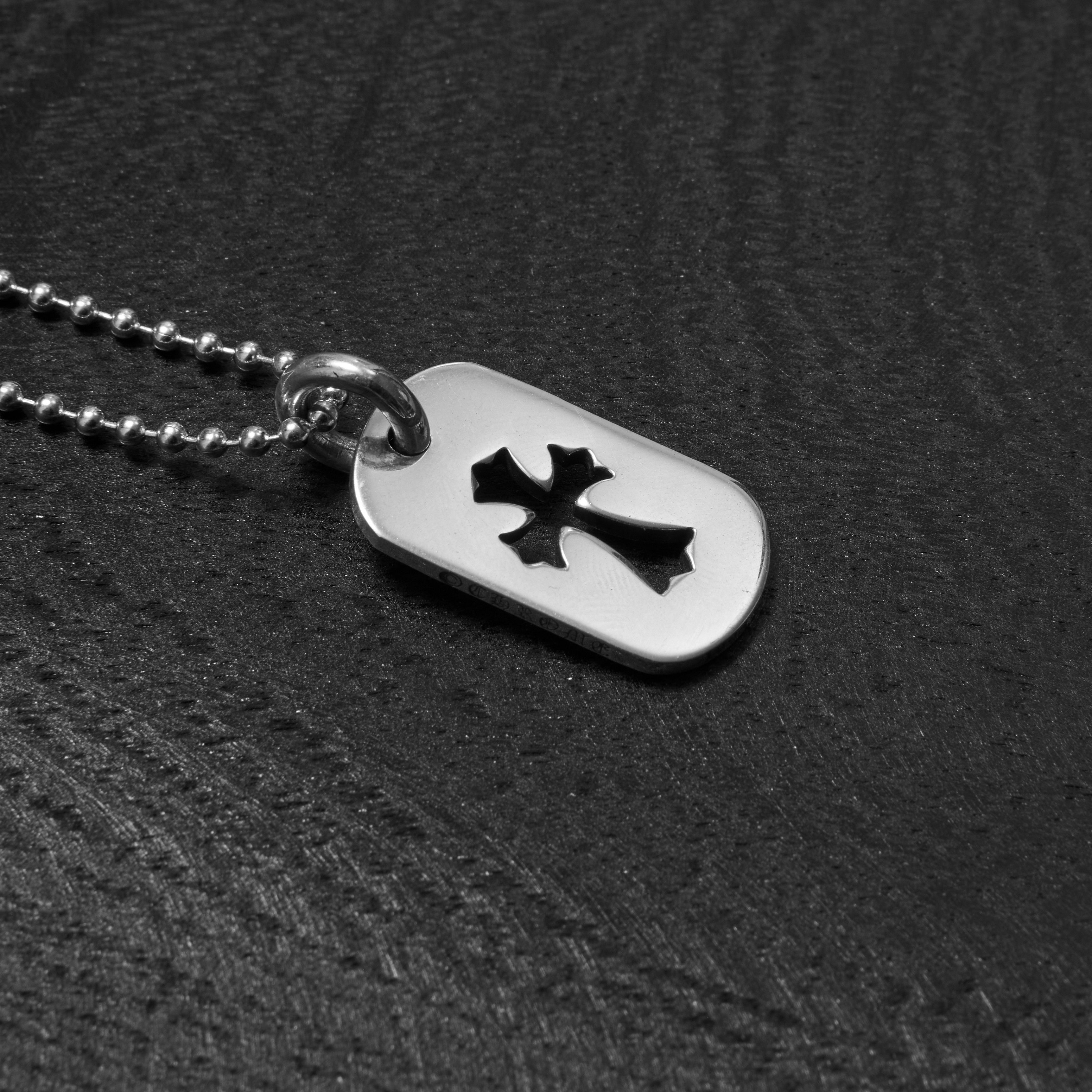 Chrome Hearts CHROME HEARTS Dog SML Coss Silver Necklace Size ONE SIZE - 3 Thumbnail