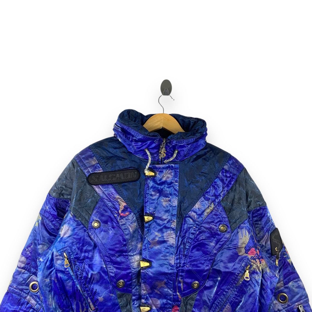 Salomon Vintage 90’s SALOMON FRANCE Ski Winter Heavy Jacket Size US L / EU 52-54 / 3 - 2 Thumbnail