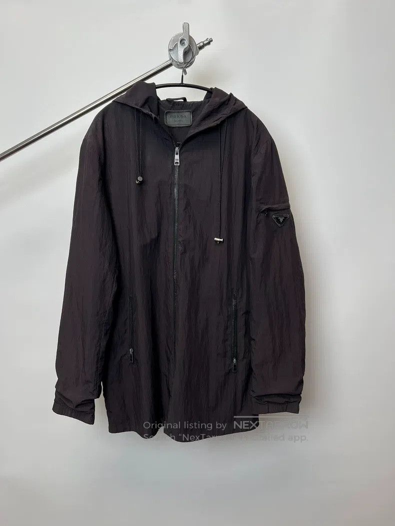 Prada Prada Triangle logo zipper hooded jacket Size US XXL / EU 58 / 5 - 1 Thumbnail