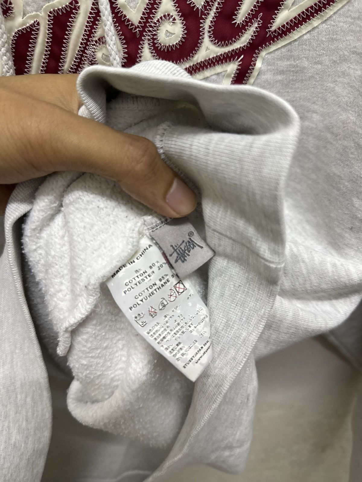 Stussy 2000s Stussy Spellout Pull Over Hoodie Size US XL / EU 56 / 4 - 7 Thumbnail