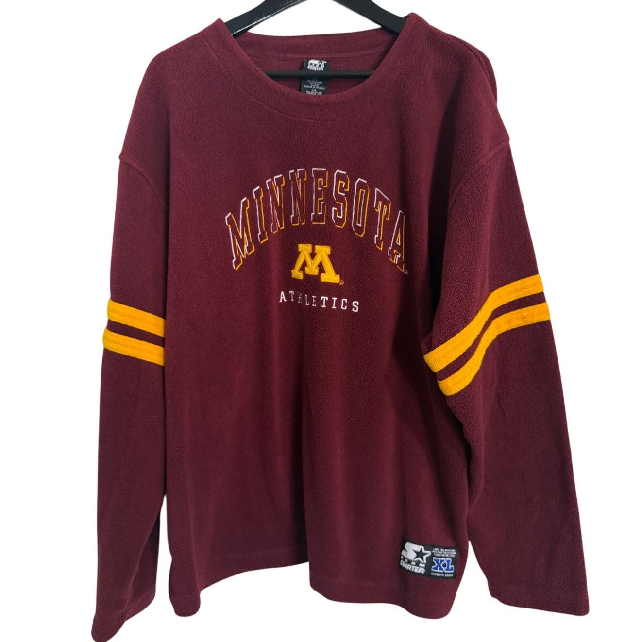 Starter Vintage Minnesota Gophers Fleece Crewneck Sweatshirt Size L Size US L / EU 52-54 / 3 - 1 Thumbnail