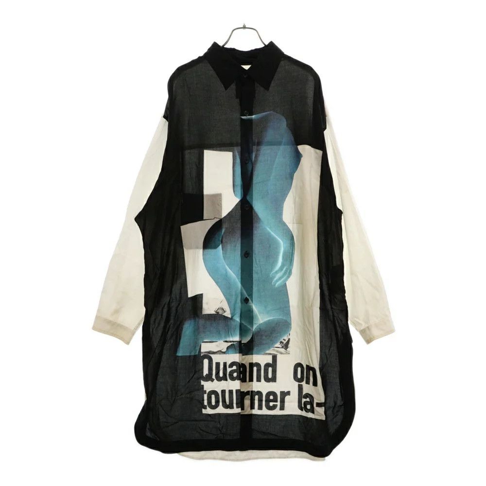 Yohji Yamamoto BLACK Scandal Yohji Yamamoto 18AW Front Long Sleeve  