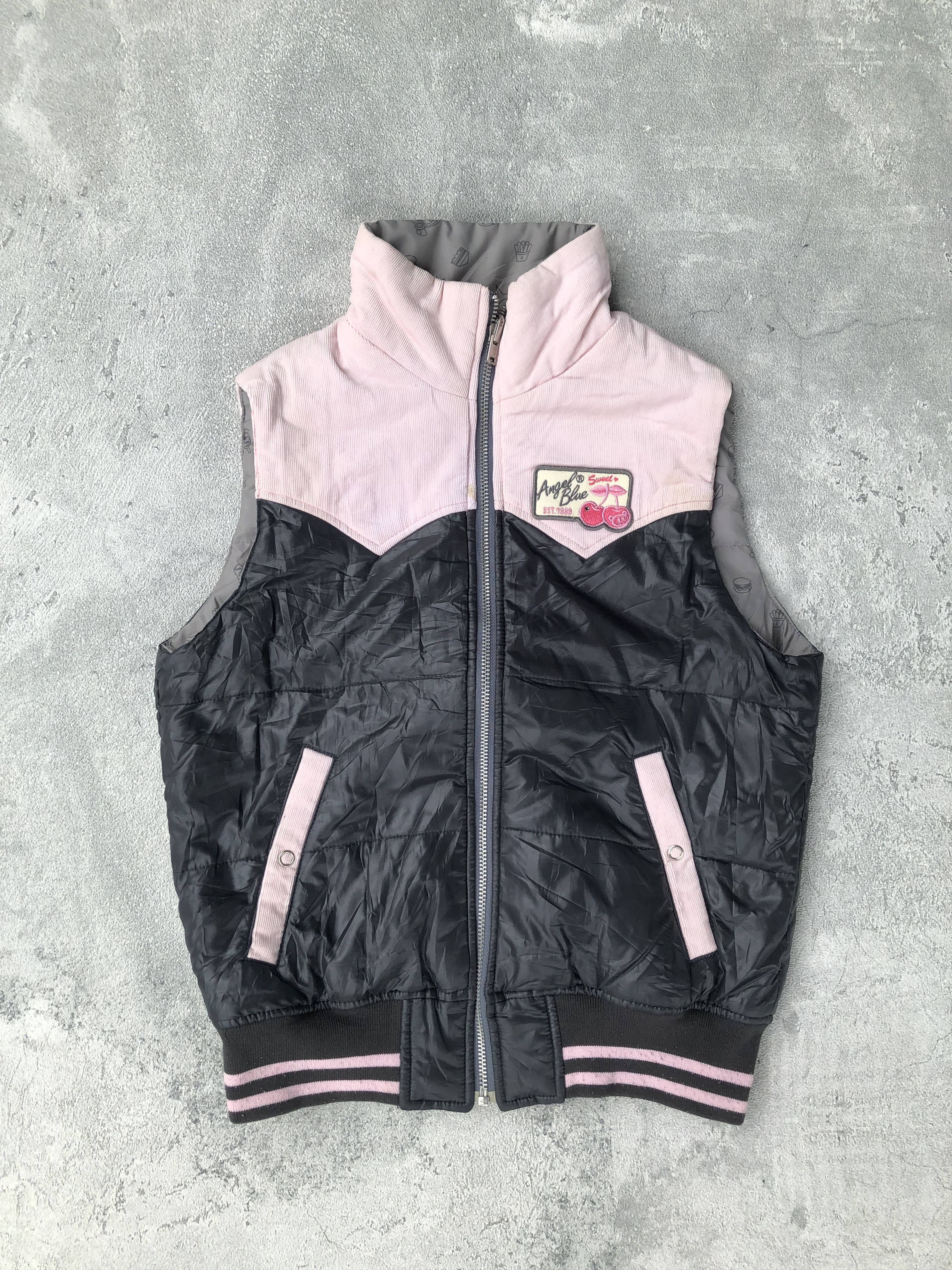 Angel Blue × Japanese Brand Angel Blue Revesible Vest Jacket Size S / US 4 / IT 40 - 1 Thumbnail