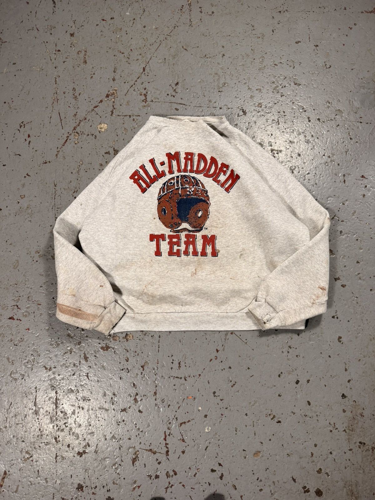 NFL Vintage All Madden Team Insane Distressed Crewneck Sweater Size US XL / EU 56 / 4 - 1 Thumbnail