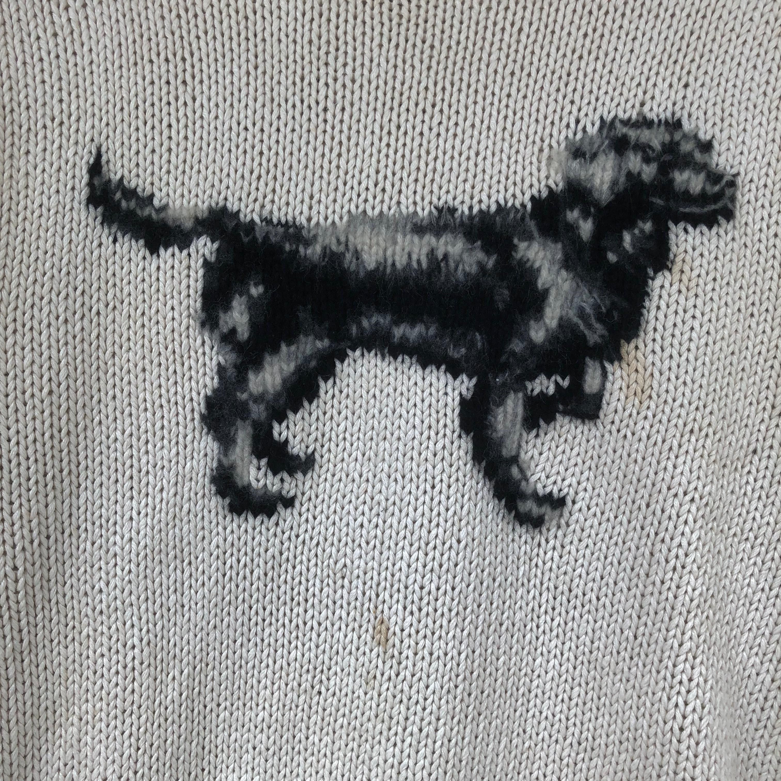 Polo Ralph Lauren RARE Polo "DOG" Knitwear Size US M / EU 48-50 / 2 - 2 Thumbnail