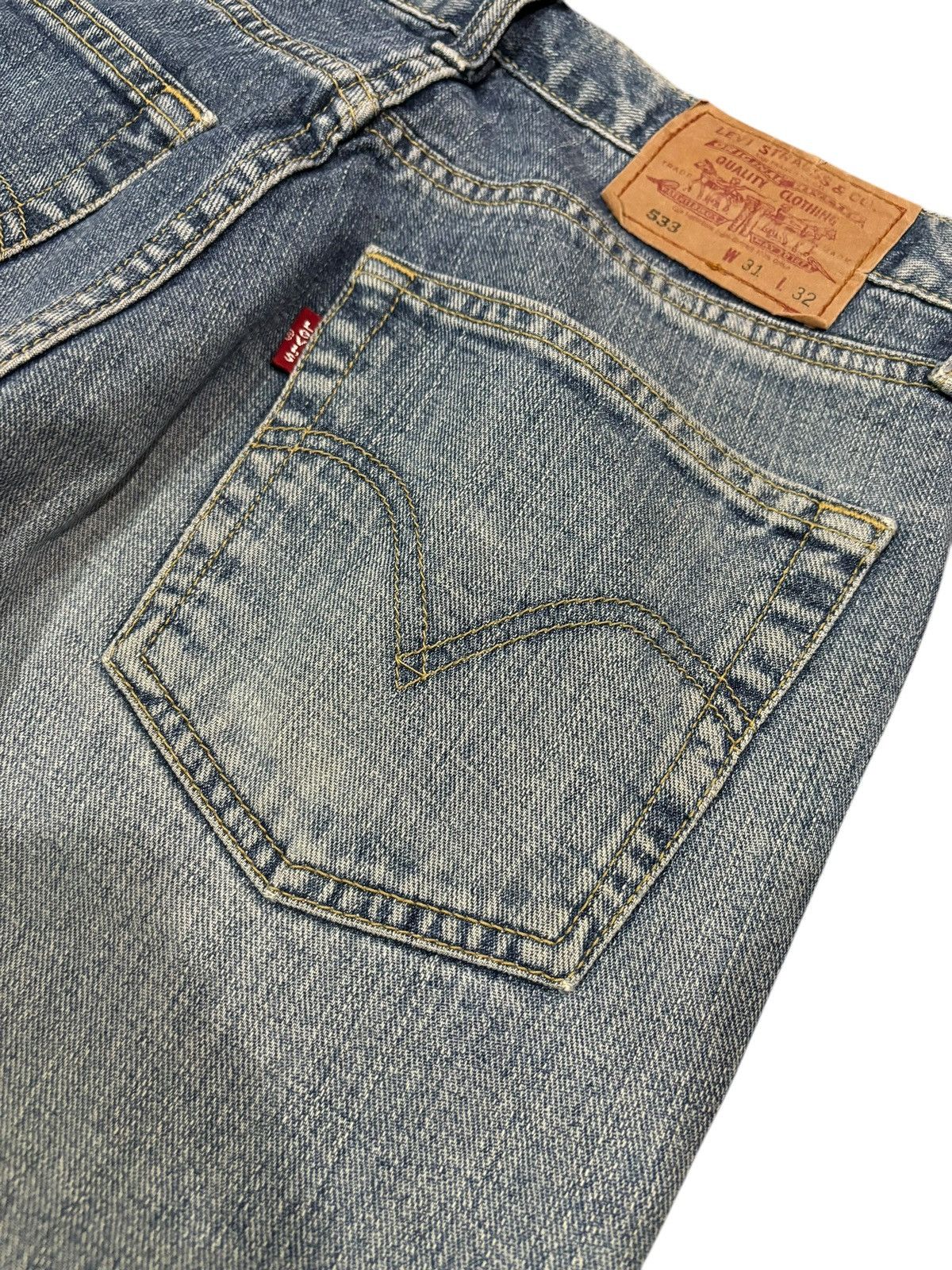Levi's × Vintage Y2k Vintage Levi’s Japan Lot 553 Faded Straight Cut Jeans Size US 31 - 6 Thumbnail