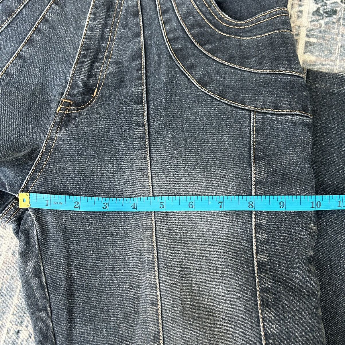 14th Addiction Flared Punk Rock Design Jeans Size US 30 / EU 46 - 18 Thumbnail