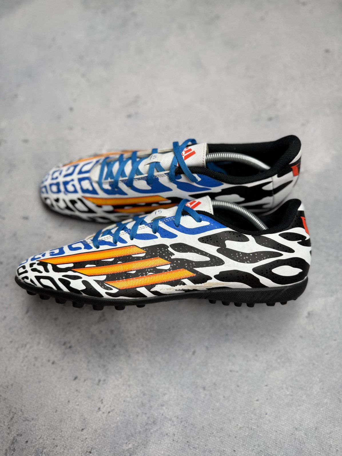 Adidas Rare Adidas F5 Messi TF Turf Soccer Shoes Cleats Vintage y2k Size US 12.5 / EU 45-46 - 2 Thumbnail