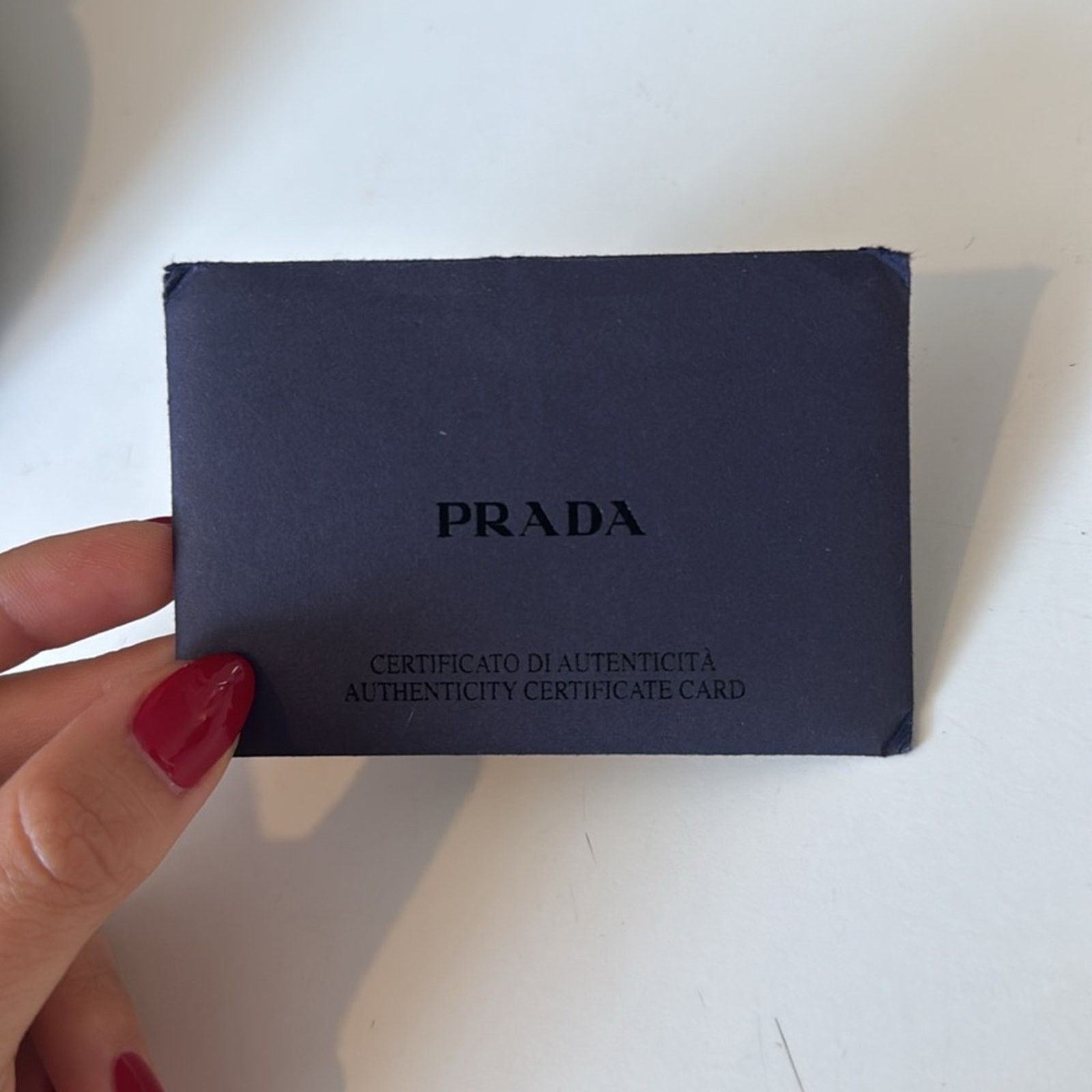 Prada Prada’s Orange and Blue Striped Bag | Wristlet Pouch Size ONE SIZE - 2 Thumbnail